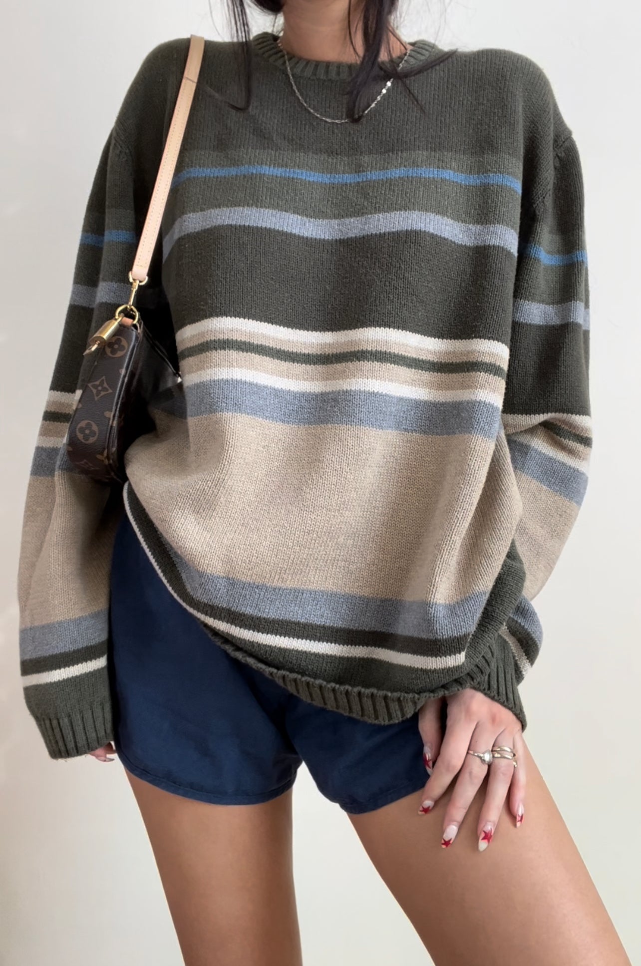 Vintage Cherokee Stripe Knit Sweater