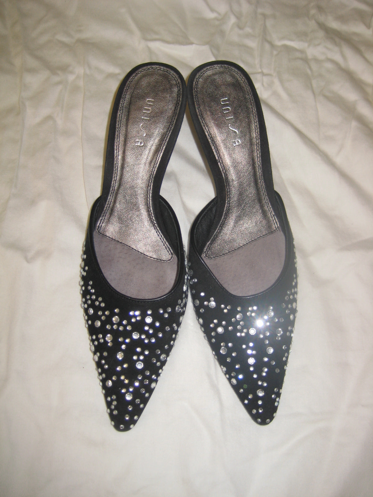 Unisa Rhinestone Heels 7.5