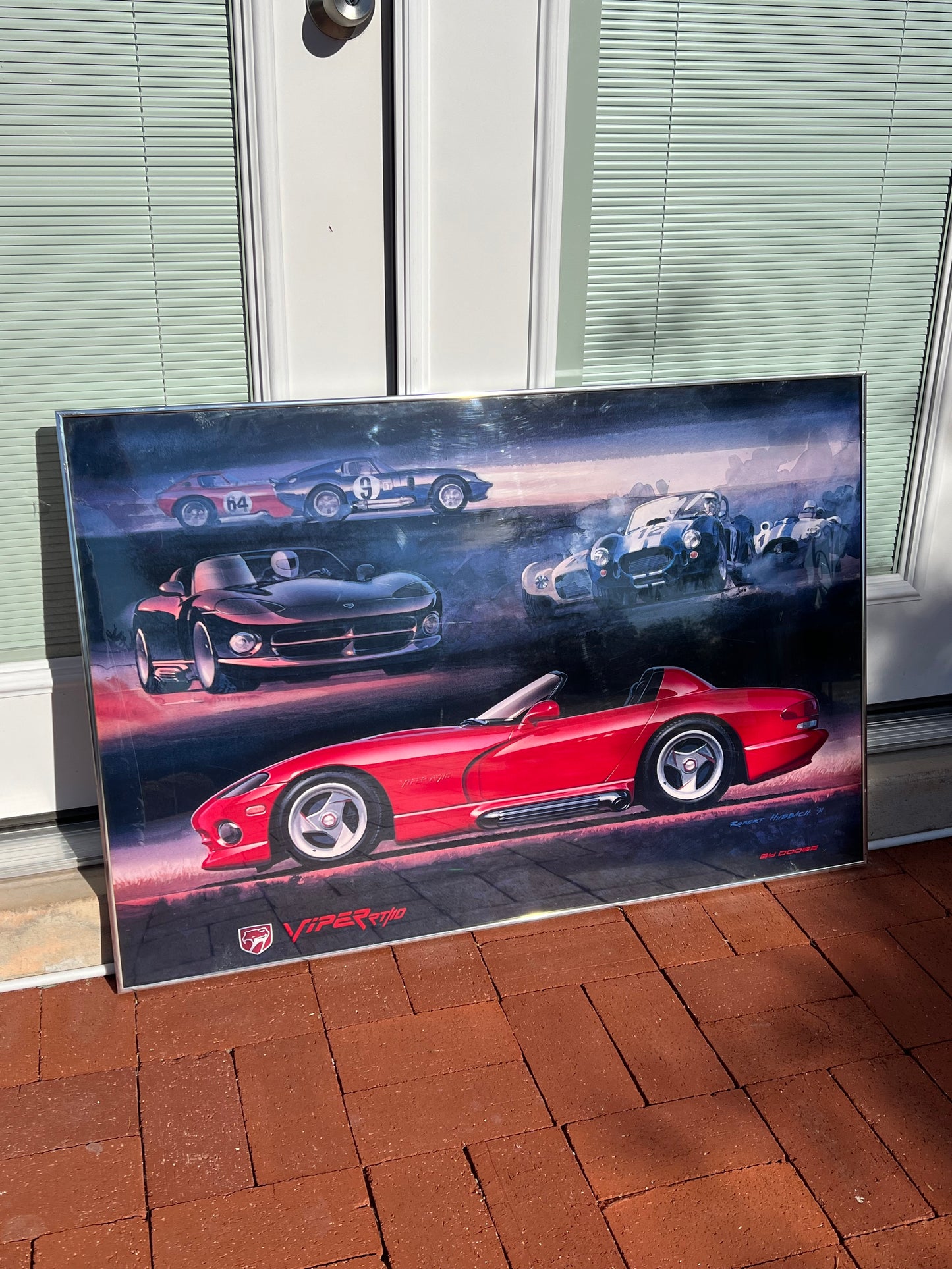 1991 Vintage Viper Framed Poster