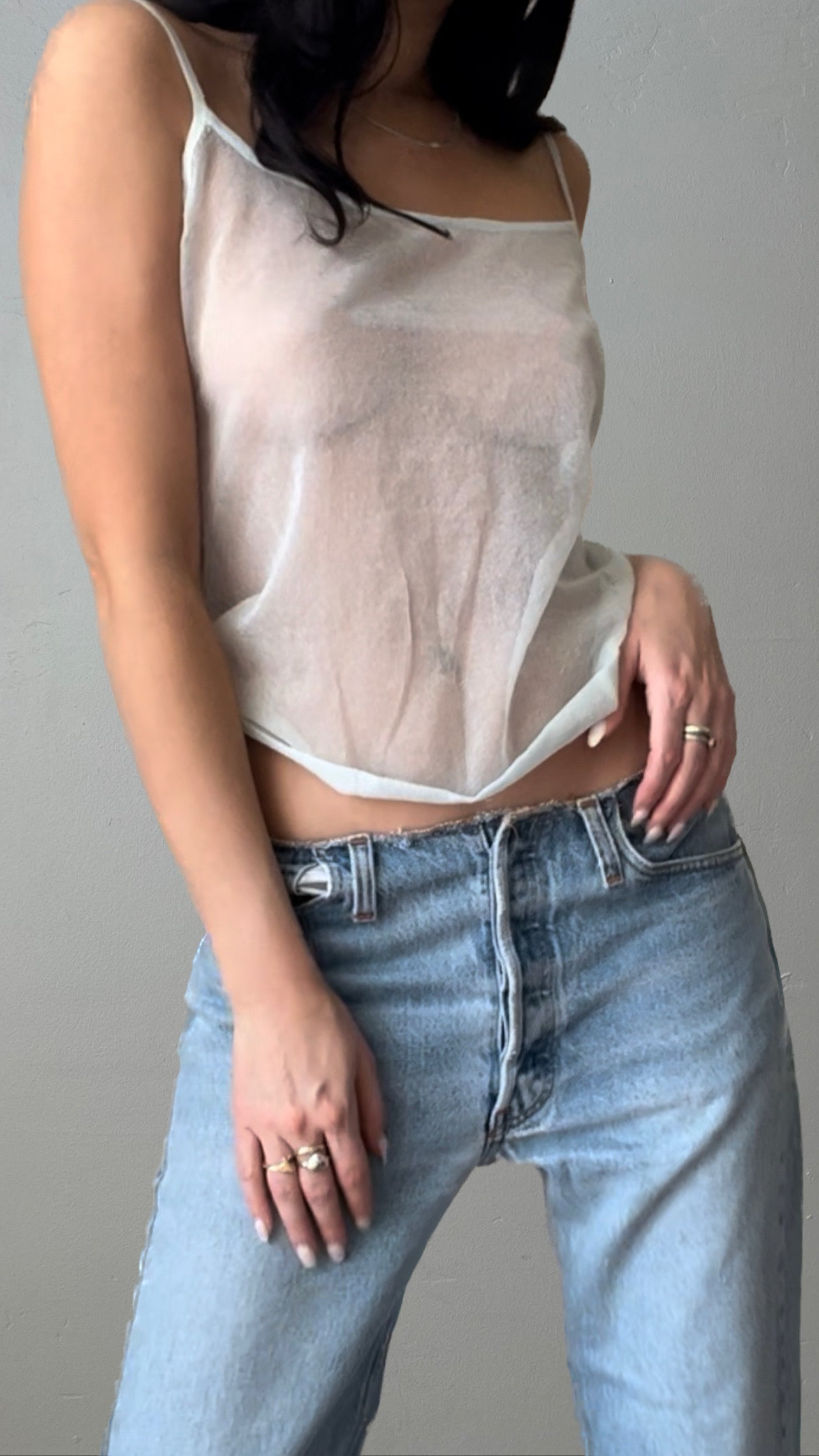 Sheer DKNY Tank