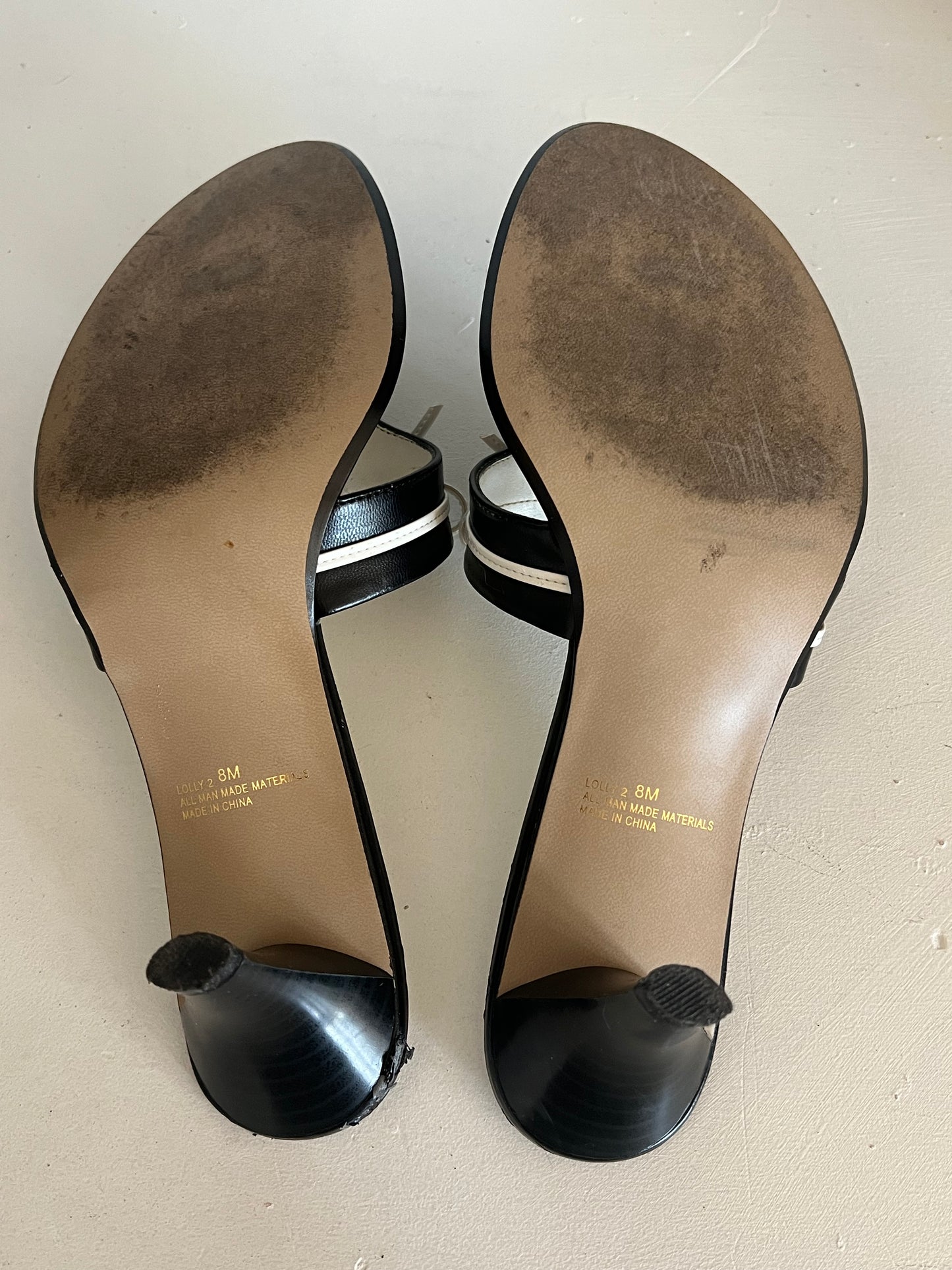 Tuxedo Bow Sandals 8