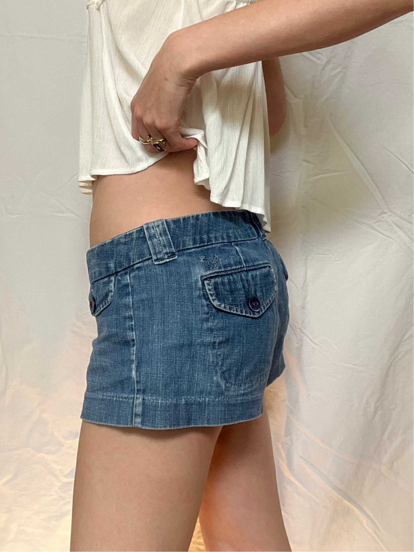 Y2K AE Low Rise Denim Shorts