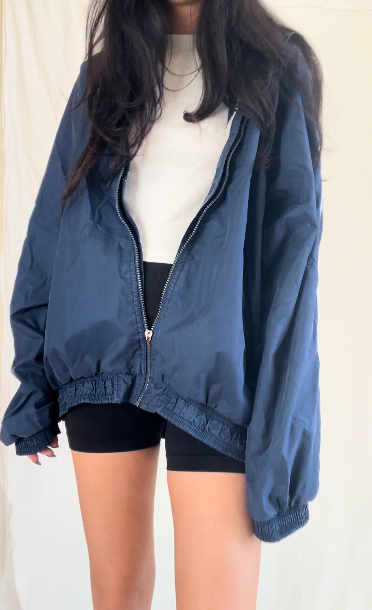 90’s Navy Windbreaker