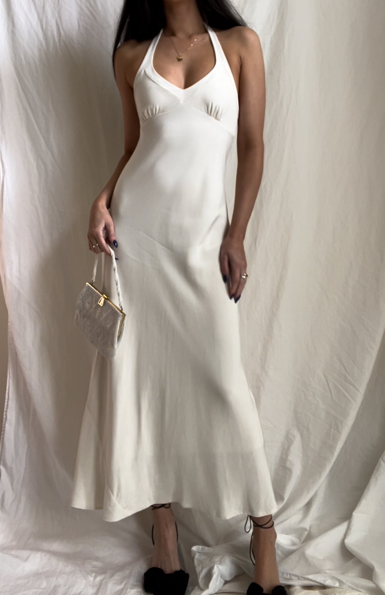 Silk ‘Ivory Tower’ Dress