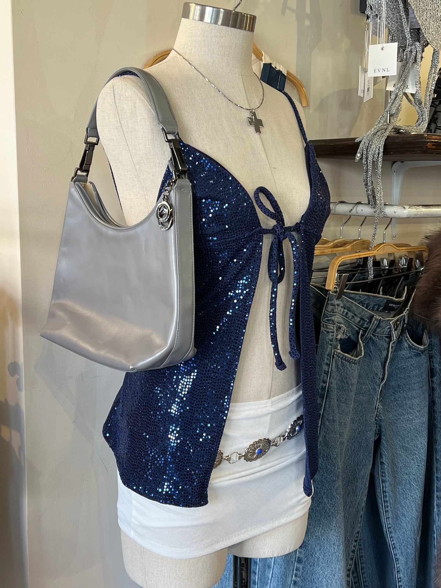 Silver Cee Klein Purse