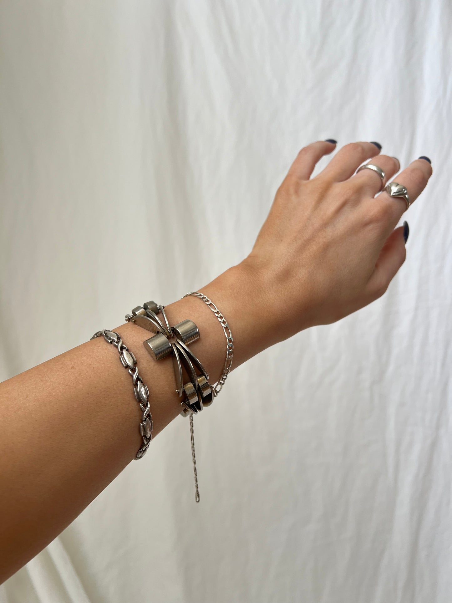 Silver Punk Bracelet