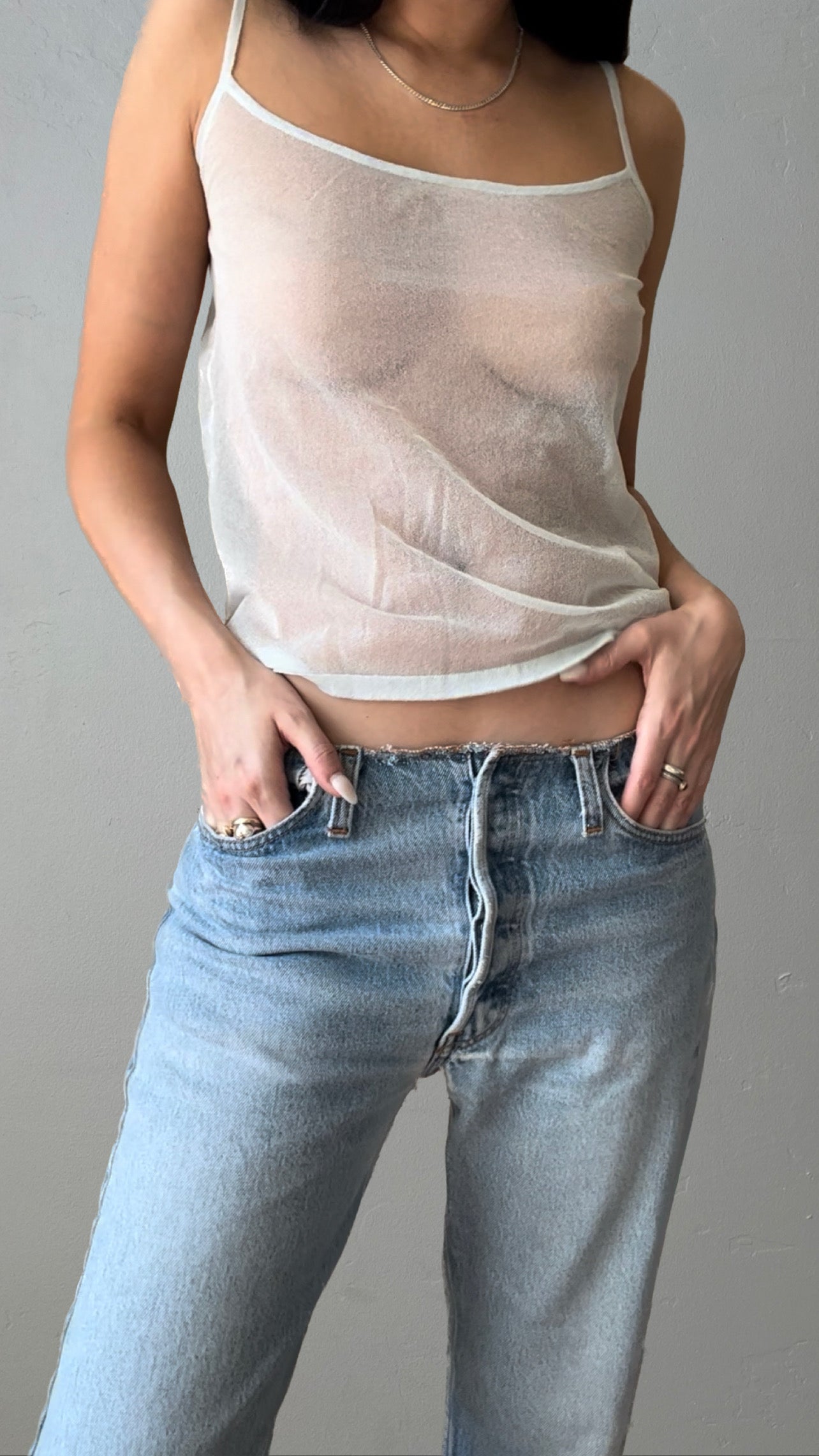 Sheer DKNY Tank