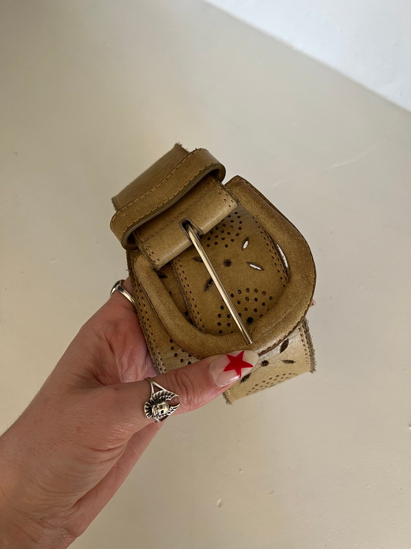 Vintage Leather Belt Duo