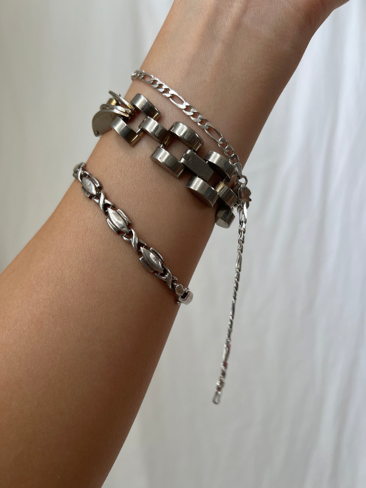 Silver Punk Bracelet