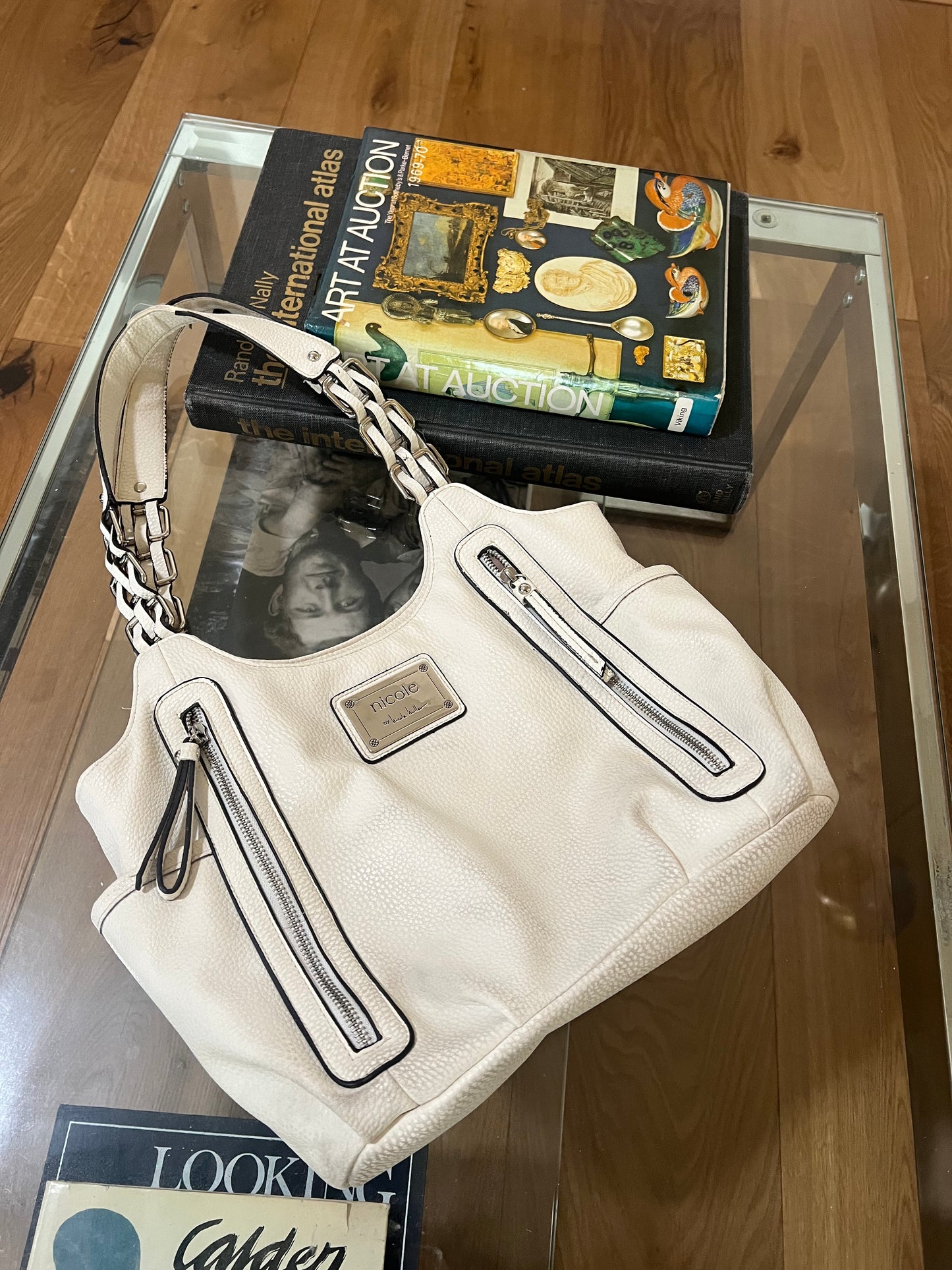 Nicole Miller Écru Bag
