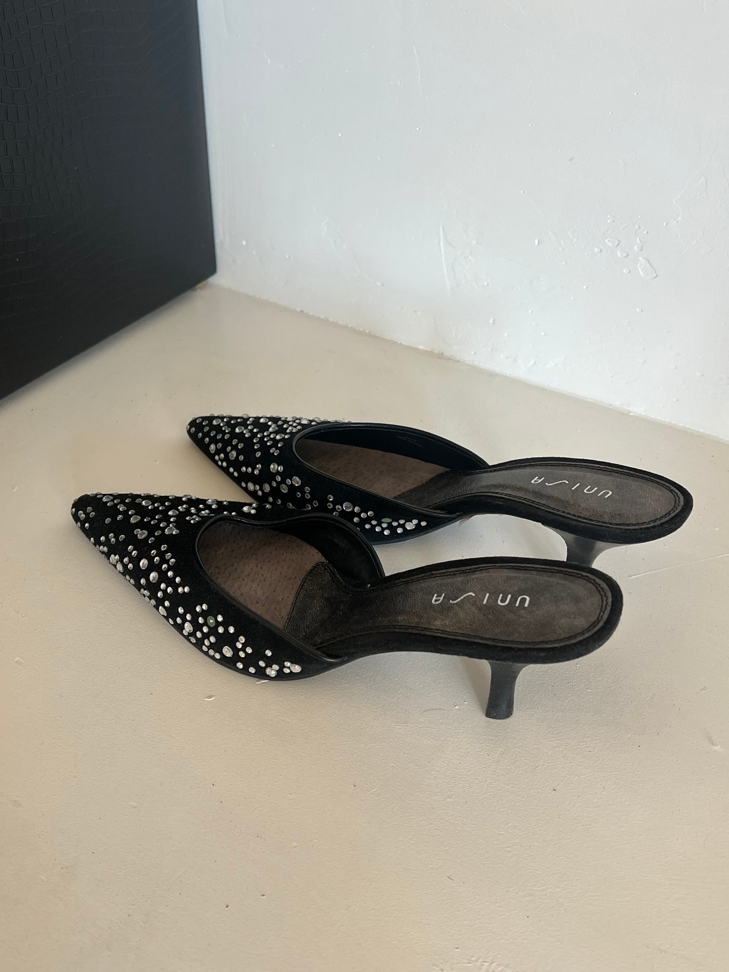 Unisa Rhinestone Heels 7.5