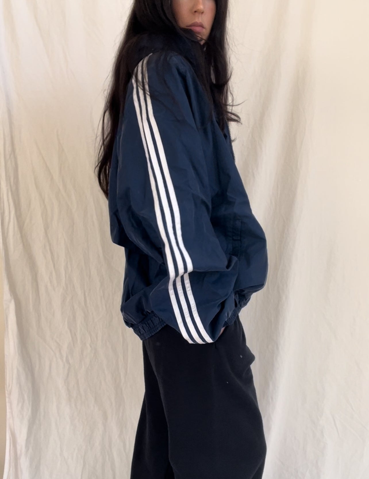 90’s Navy Windbreaker