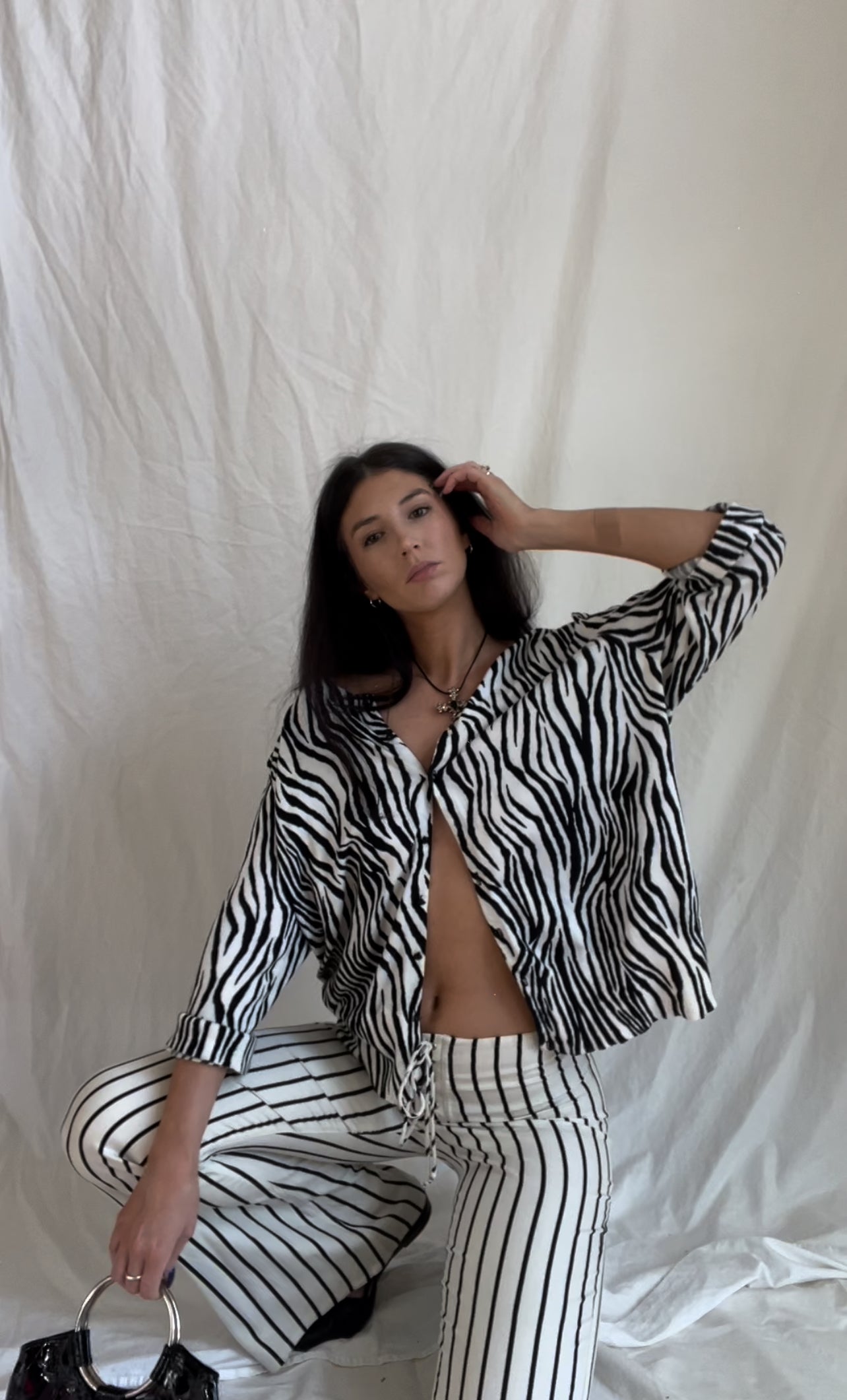 Painted Zebra Knit Cardi