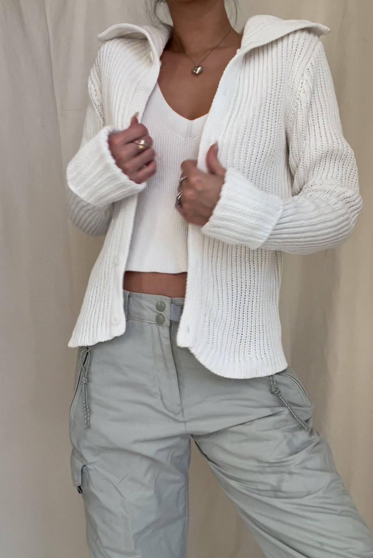 Crème Knit Cardigan