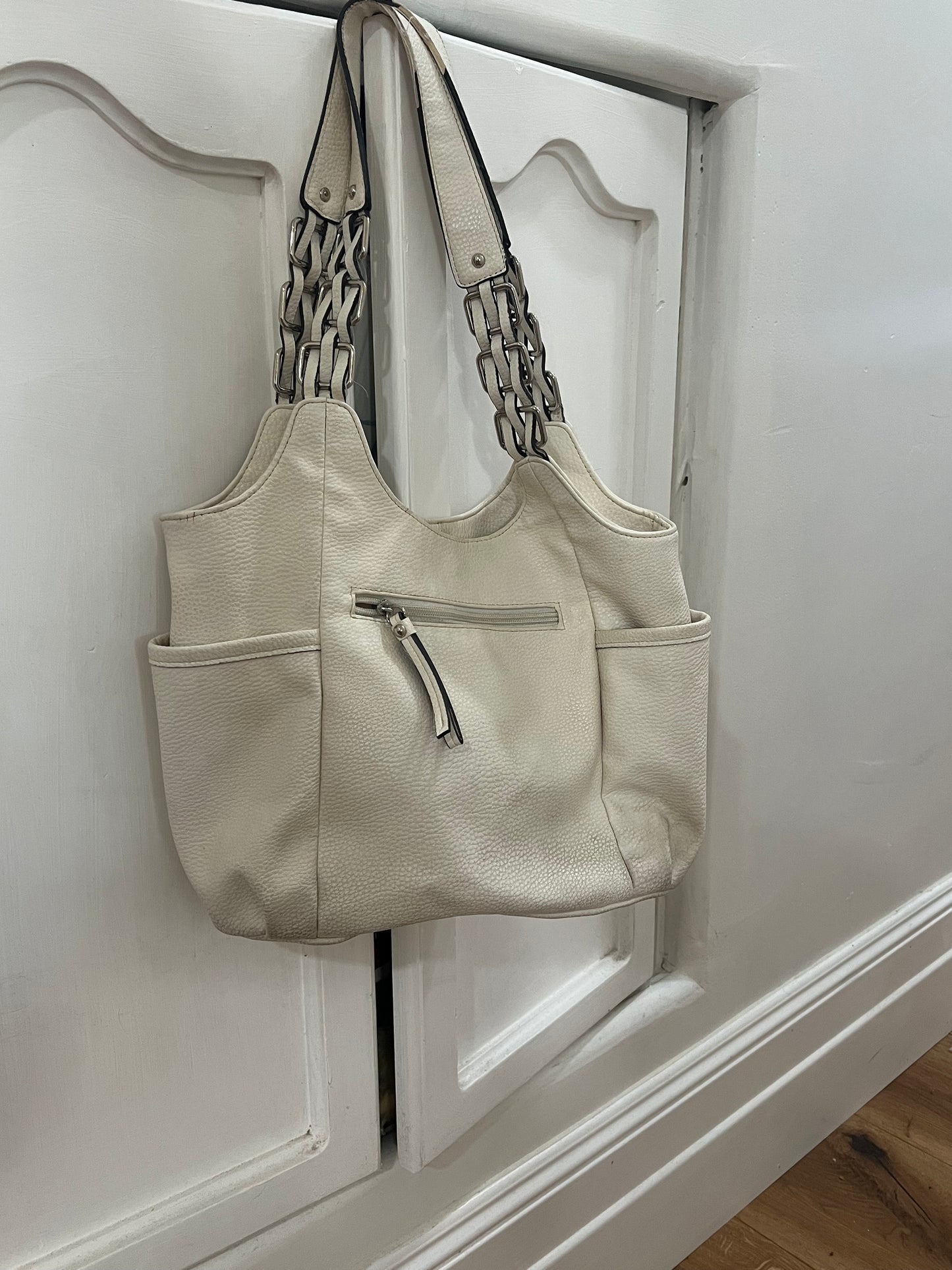 Nicole Miller Écru Bag