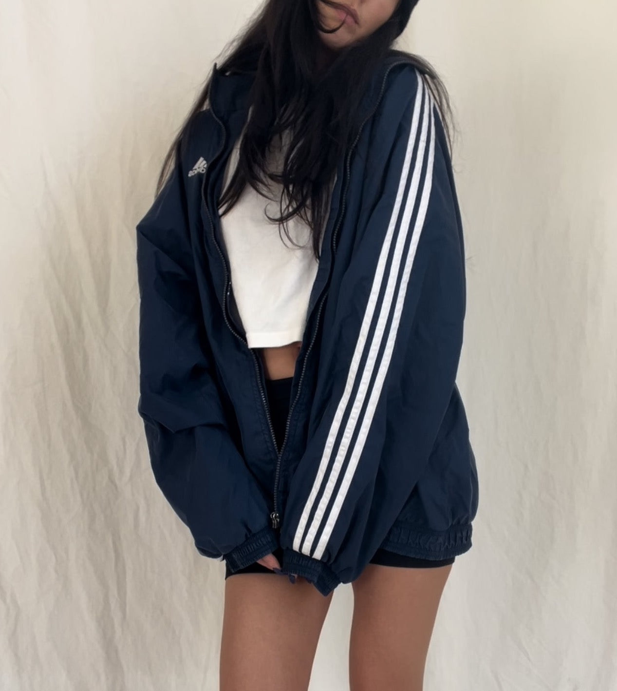 90’s Navy Windbreaker