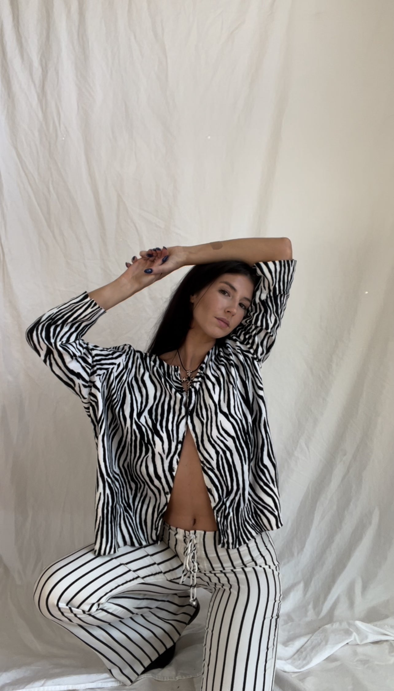 Painted Zebra Knit Cardi