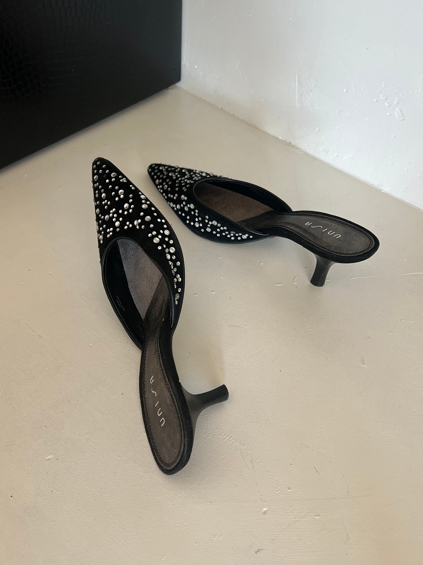 Unisa Rhinestone Heels 7.5