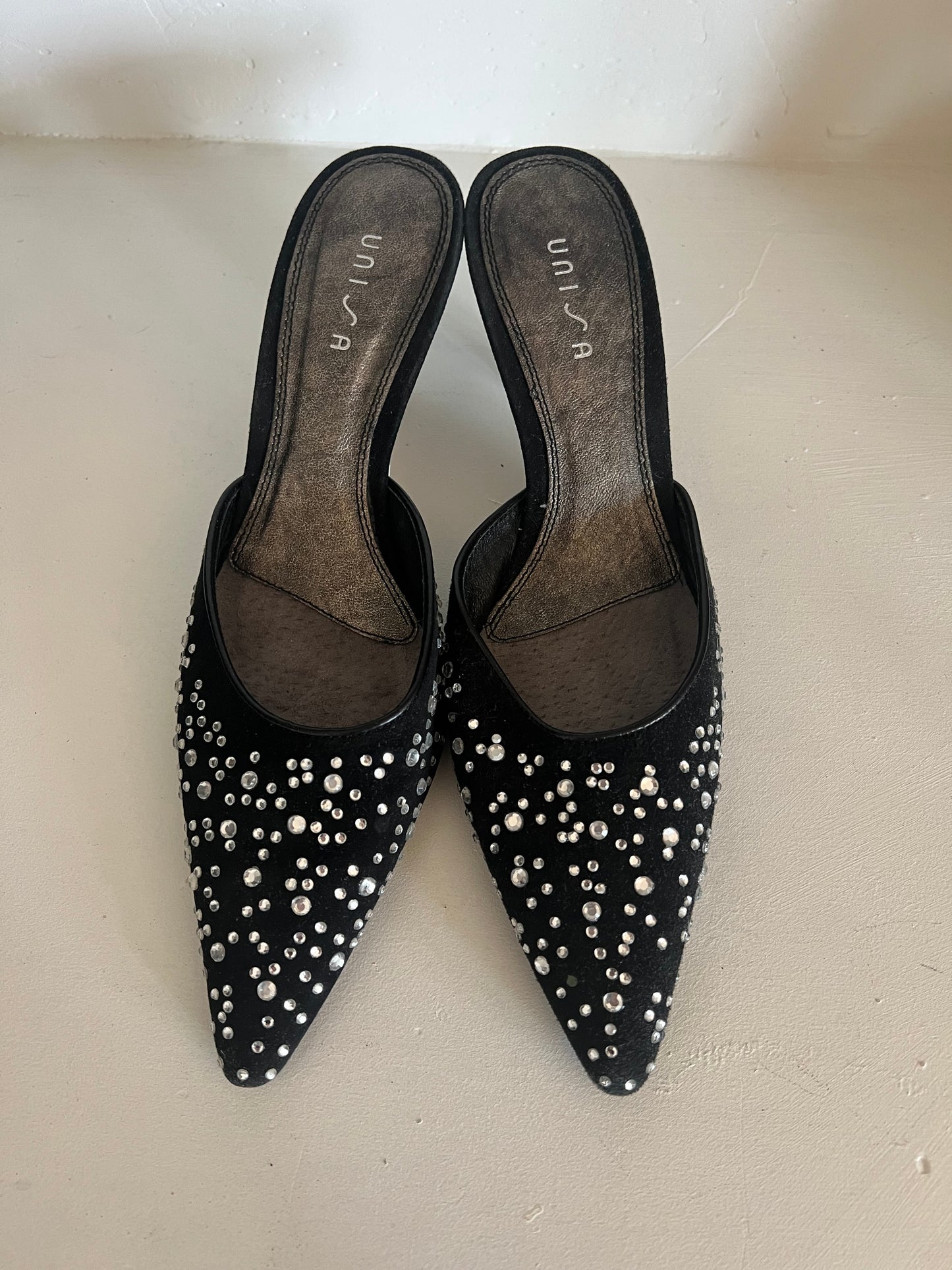 Unisa Rhinestone Heels 7.5