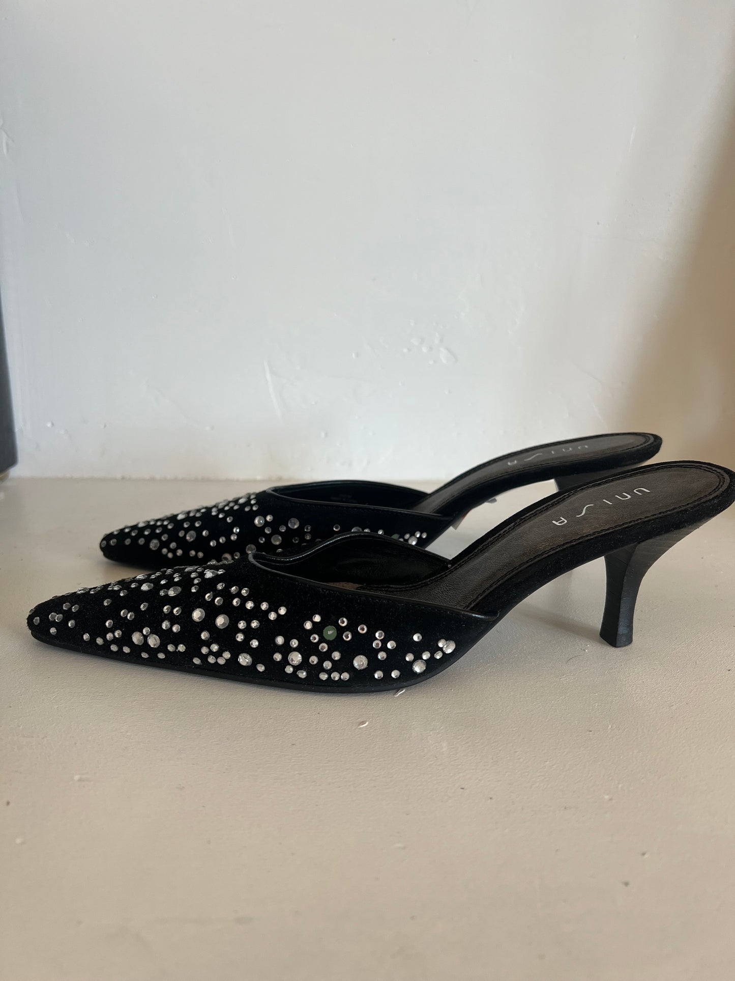 Unisa Rhinestone Heels 7.5