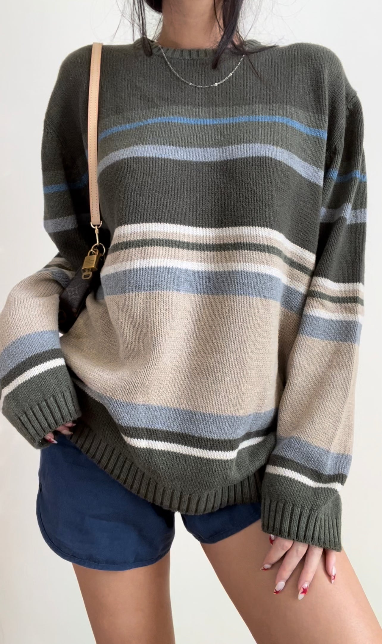 Vintage Cherokee Stripe Knit Sweater