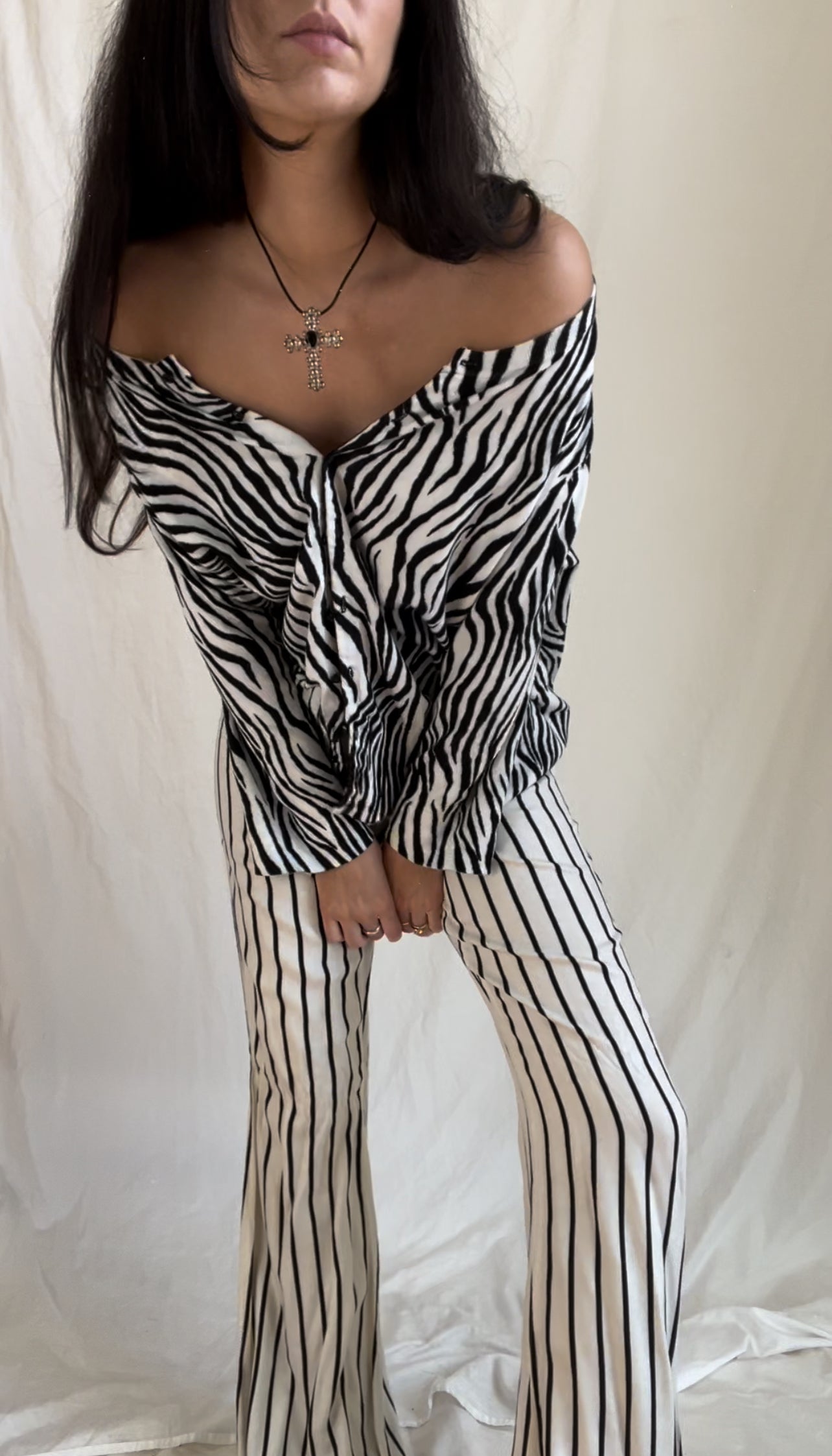 Painted Zebra Knit Cardi