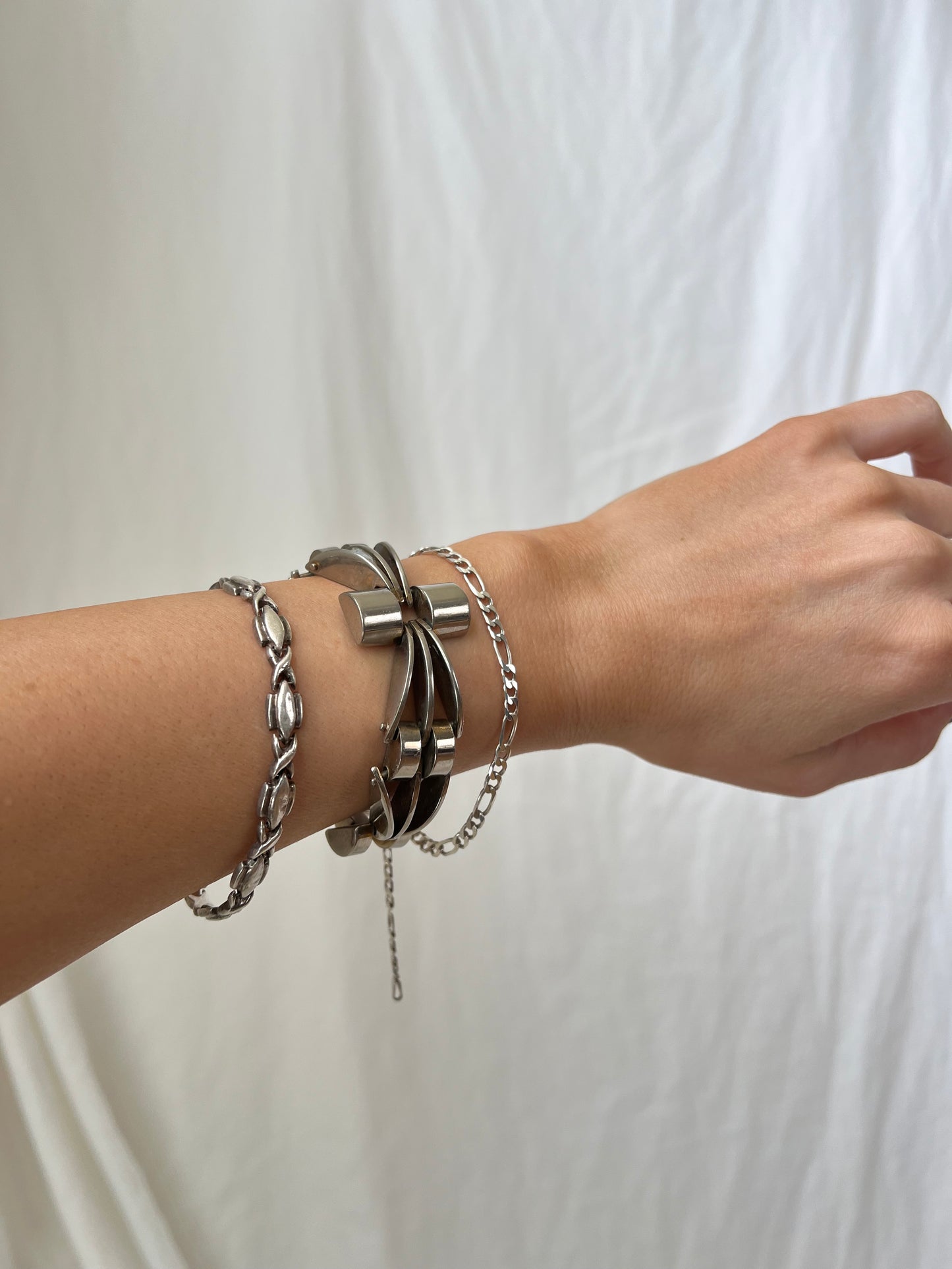 Silver Punk Bracelet