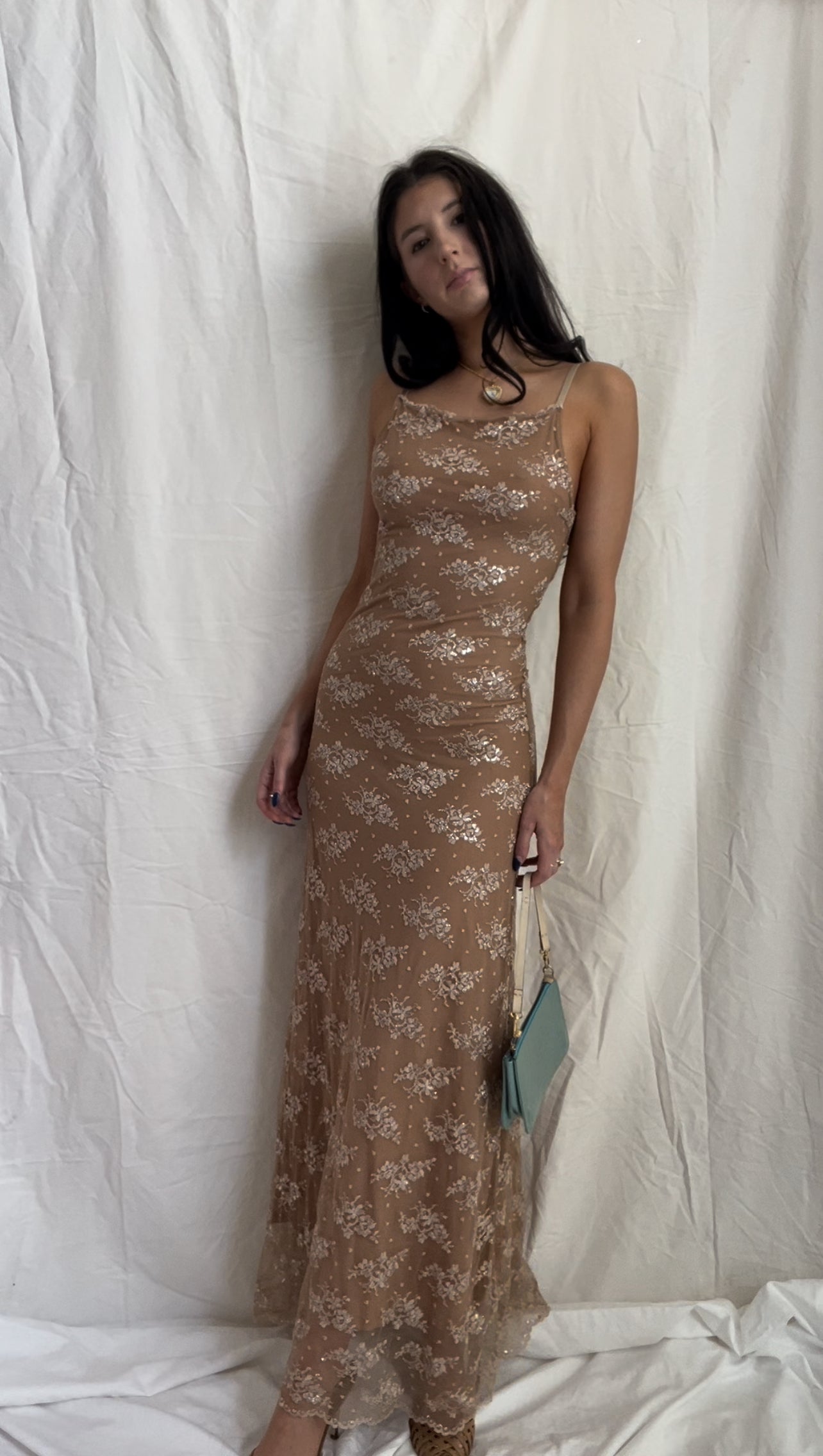 Frosted Lace Dress