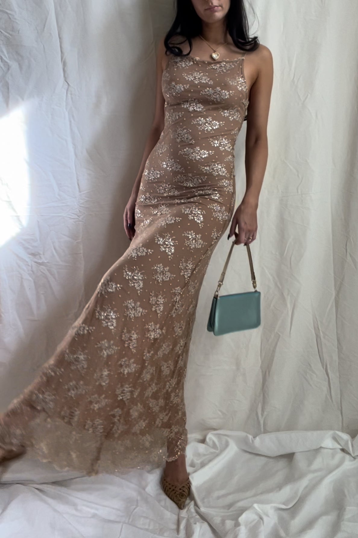 Frosted Lace Dress