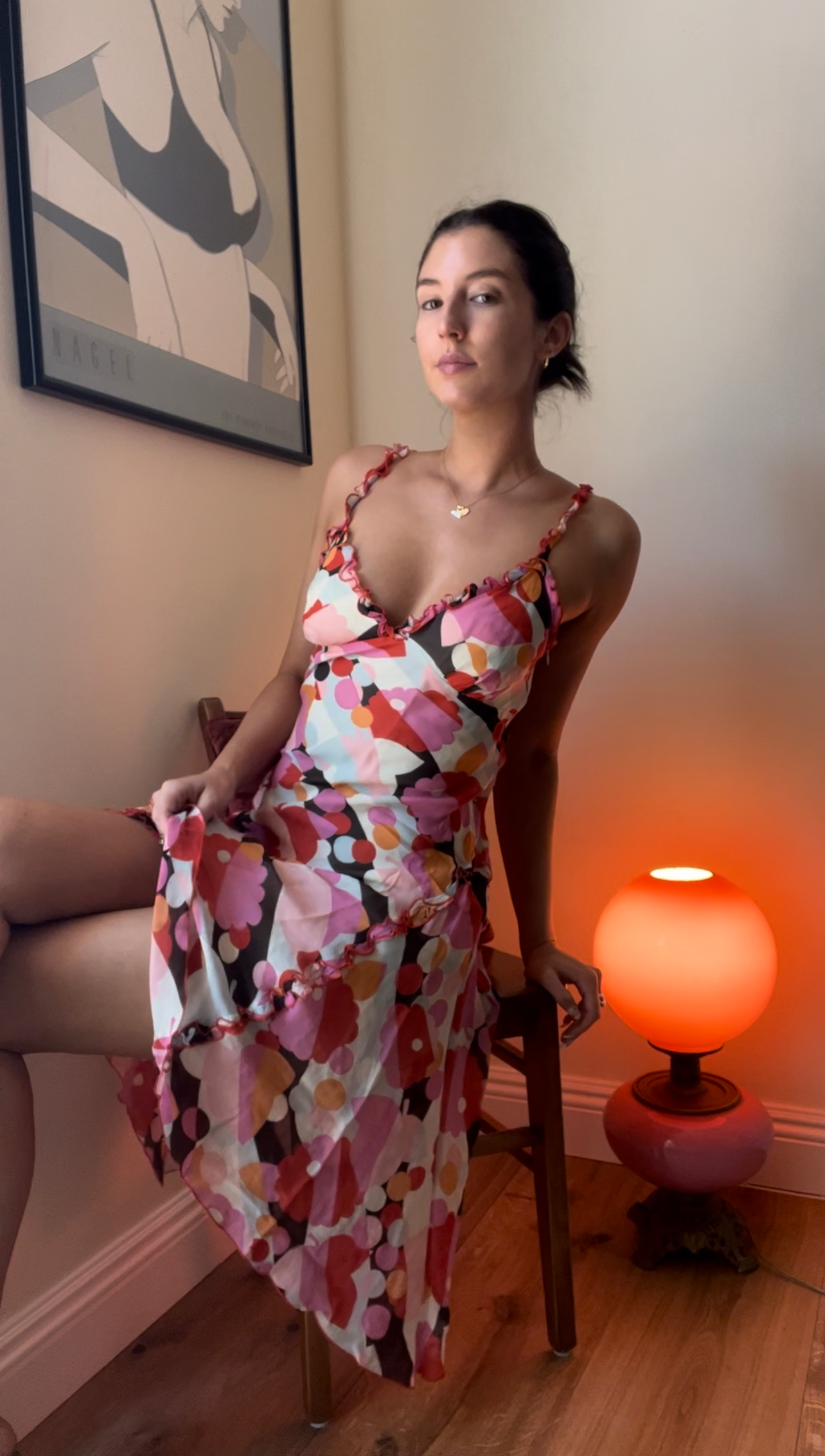 Vtg BCBG Color Pop Dress
