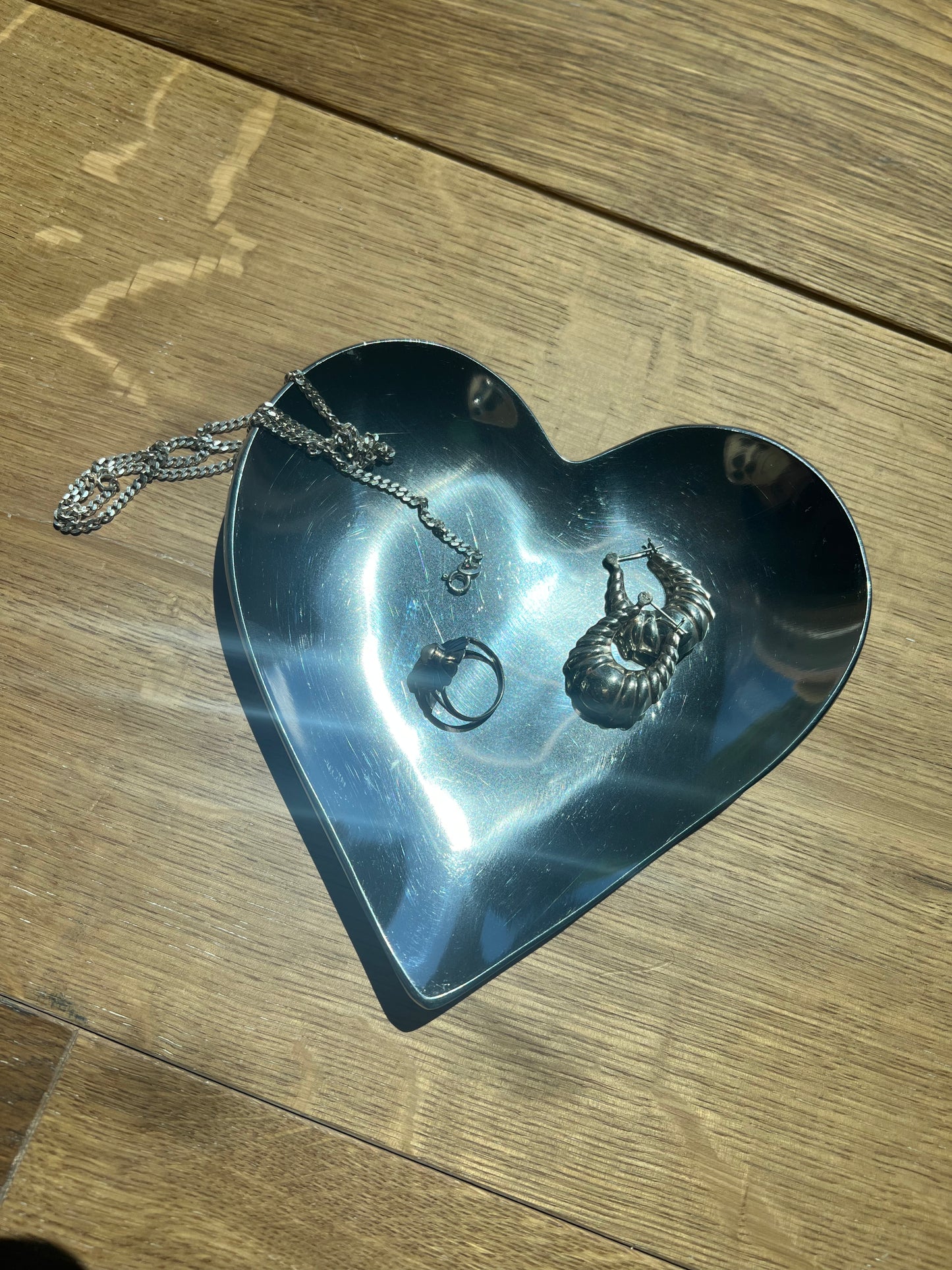 Metal Heart Tray