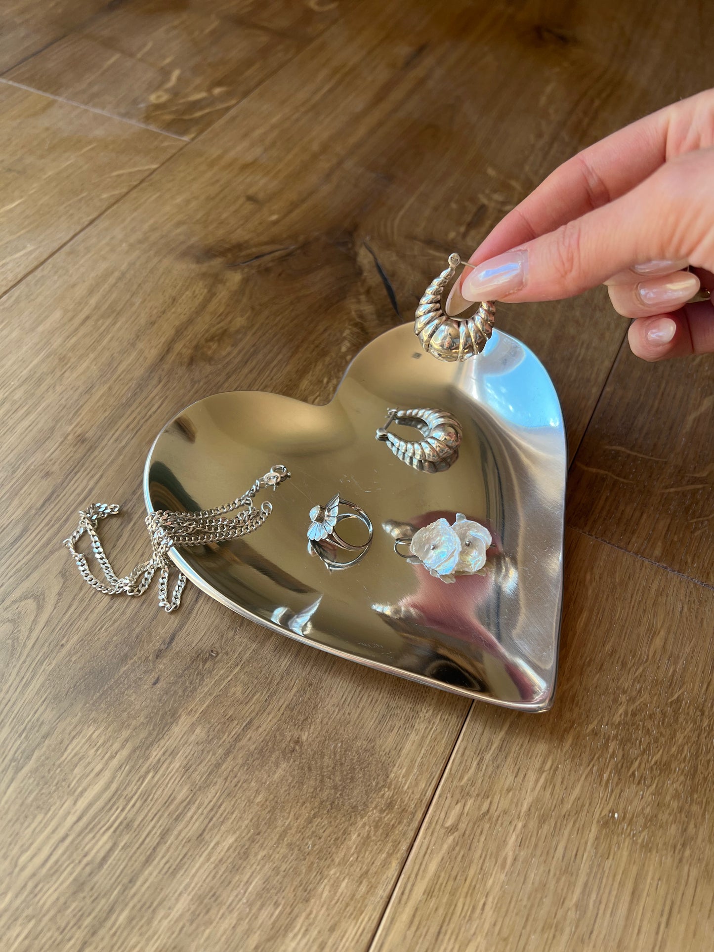 Metal Heart Tray