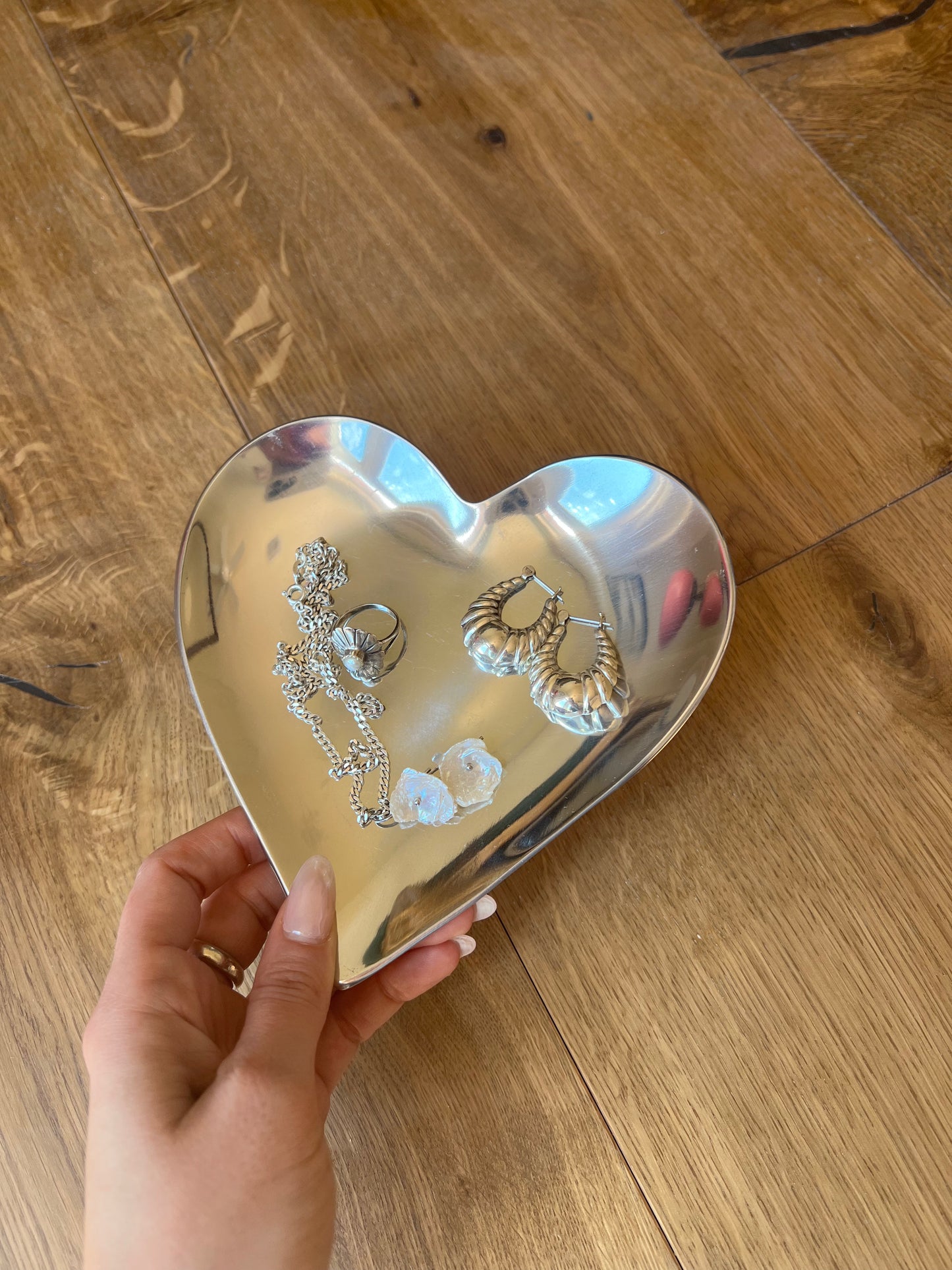 Metal Heart Tray