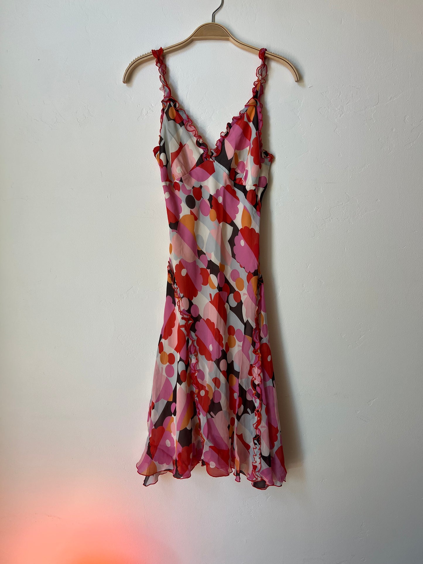 Vtg BCBG Color Pop Dress