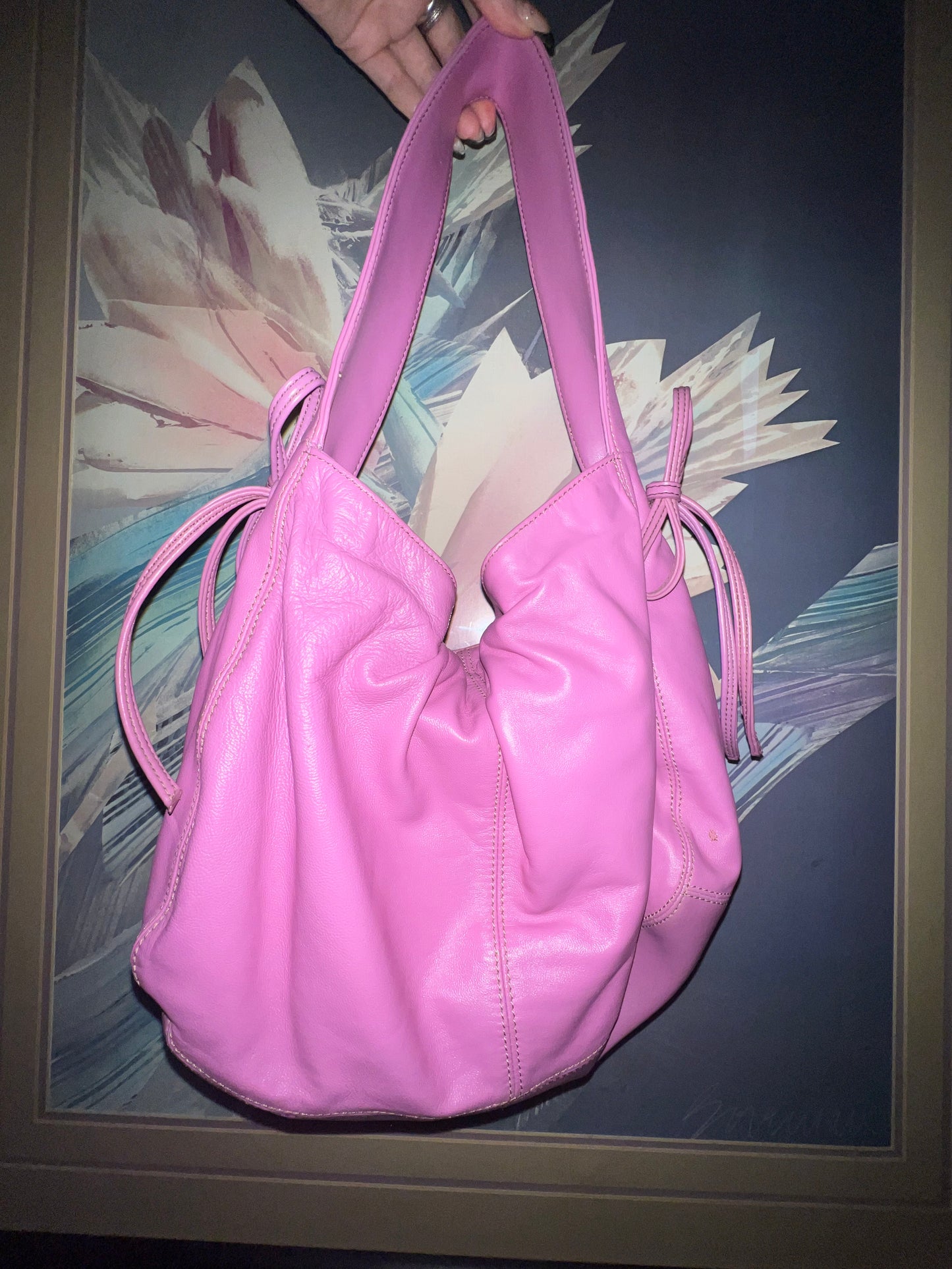 Y2k Pink Hobo Bag