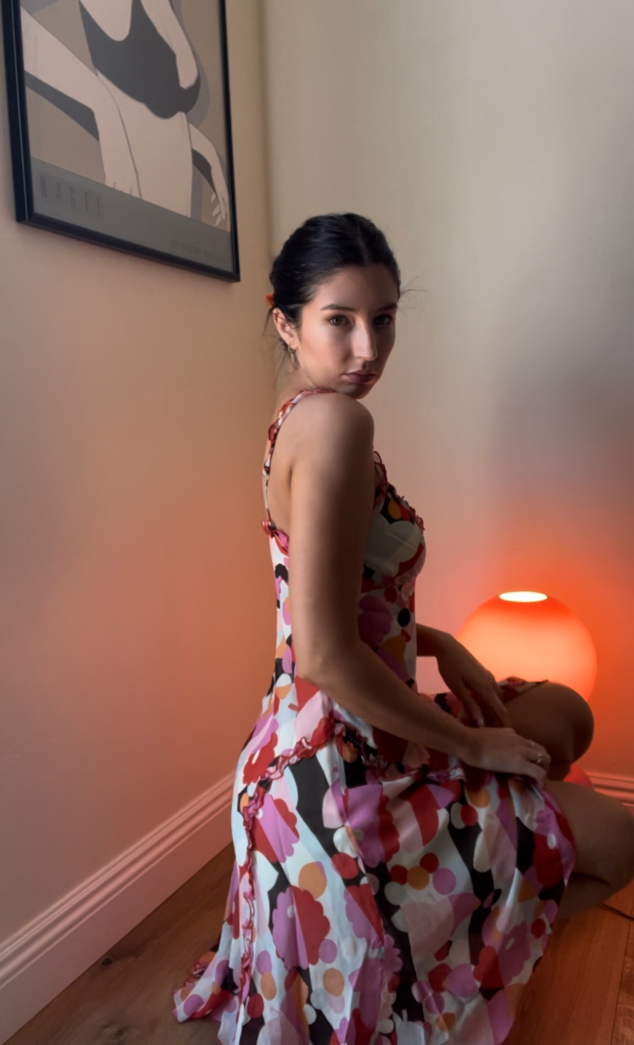 Vtg BCBG Color Pop Dress