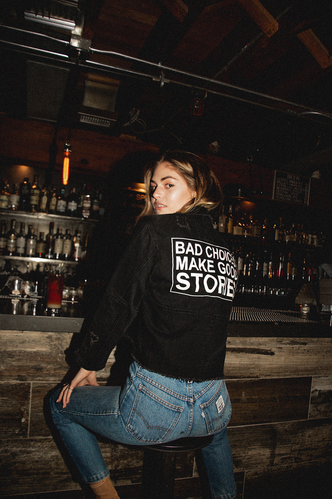 Bad Choices Denim Jacket