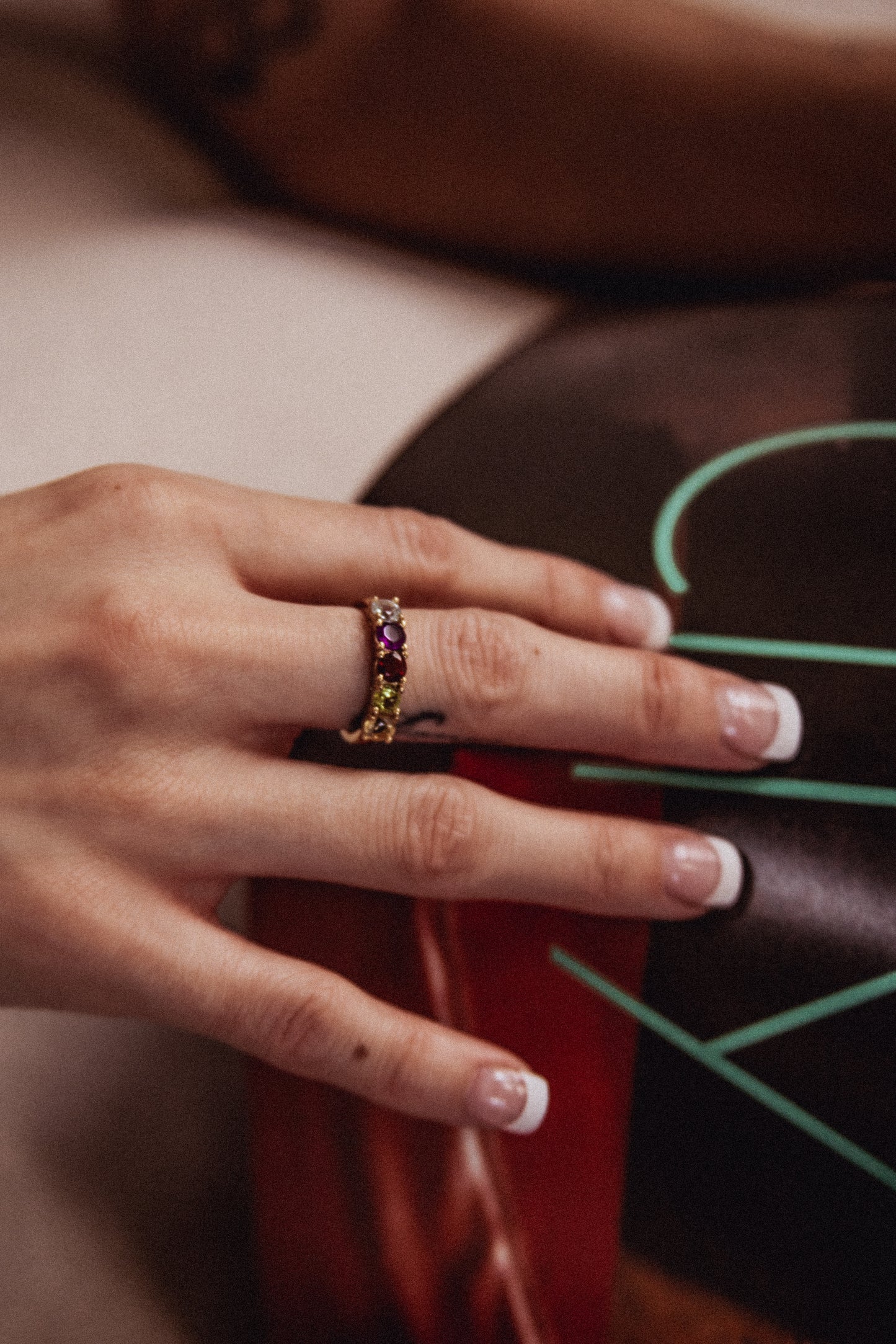 Rainbow Gem Ring
