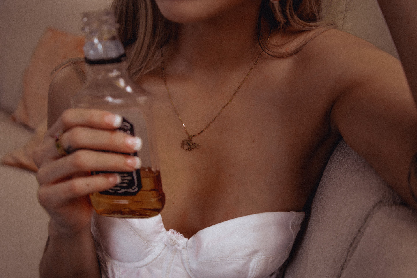 Solid Gold Aries Necklace