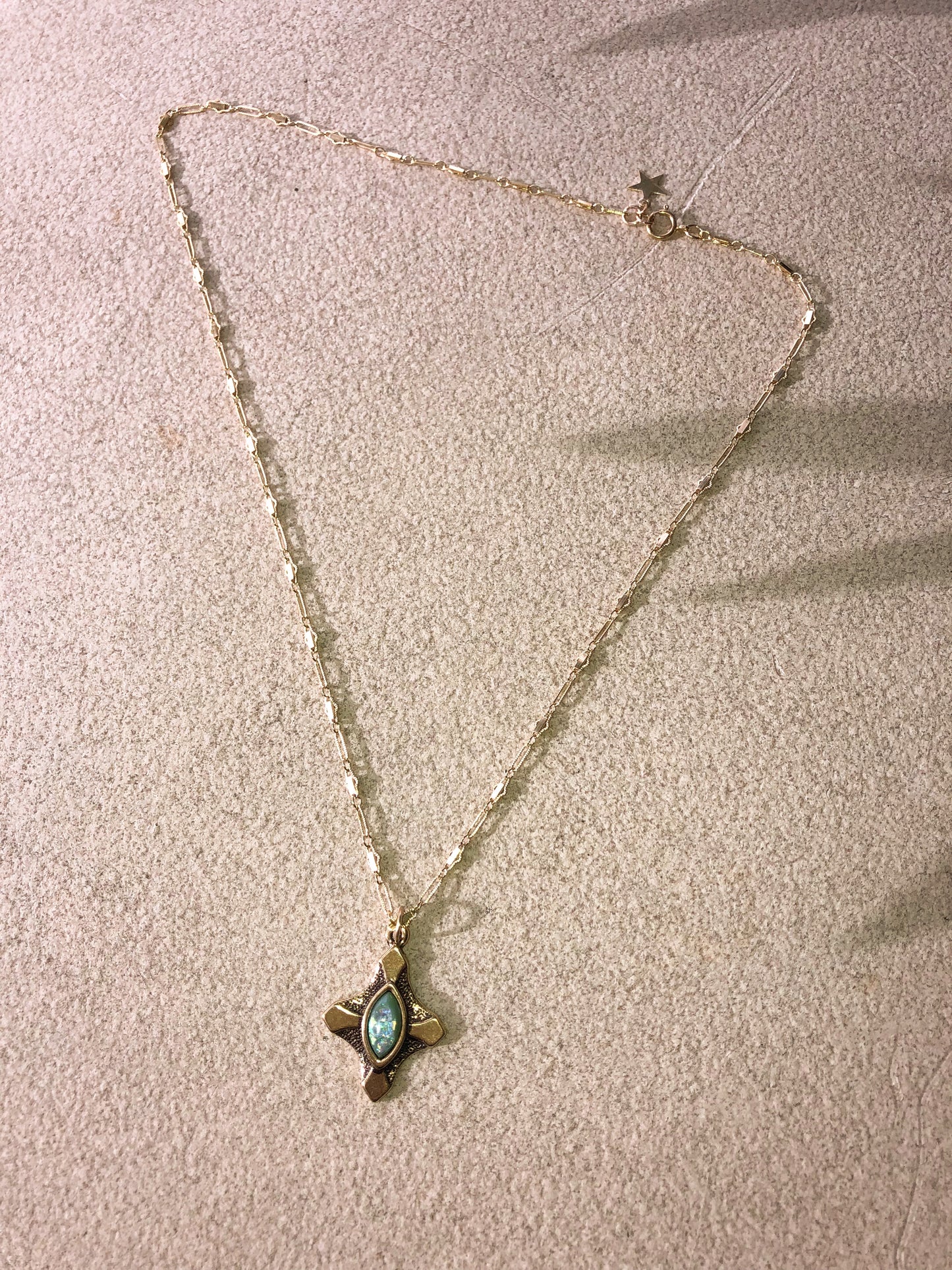 Cross Ur Heart Gold Fill Necklace