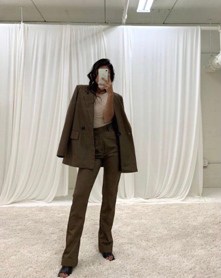 Chocolate Blazer Jacket