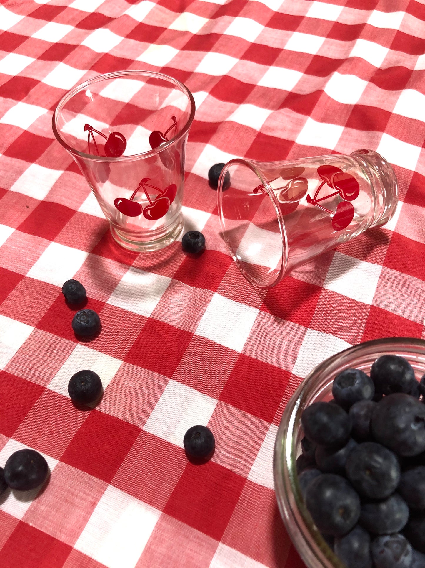Cherry Glasses Set