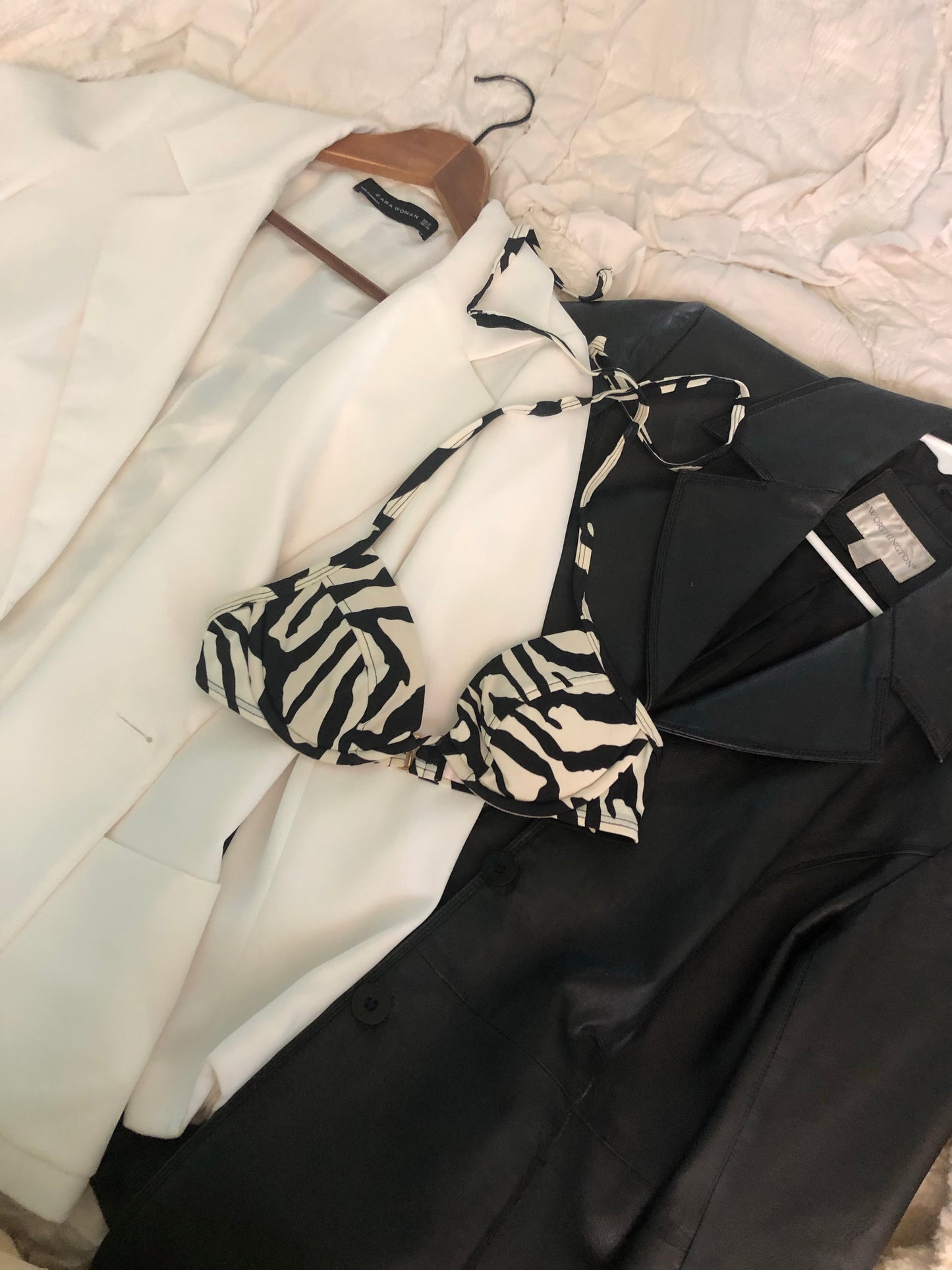 Old Hollywood Zebra Top