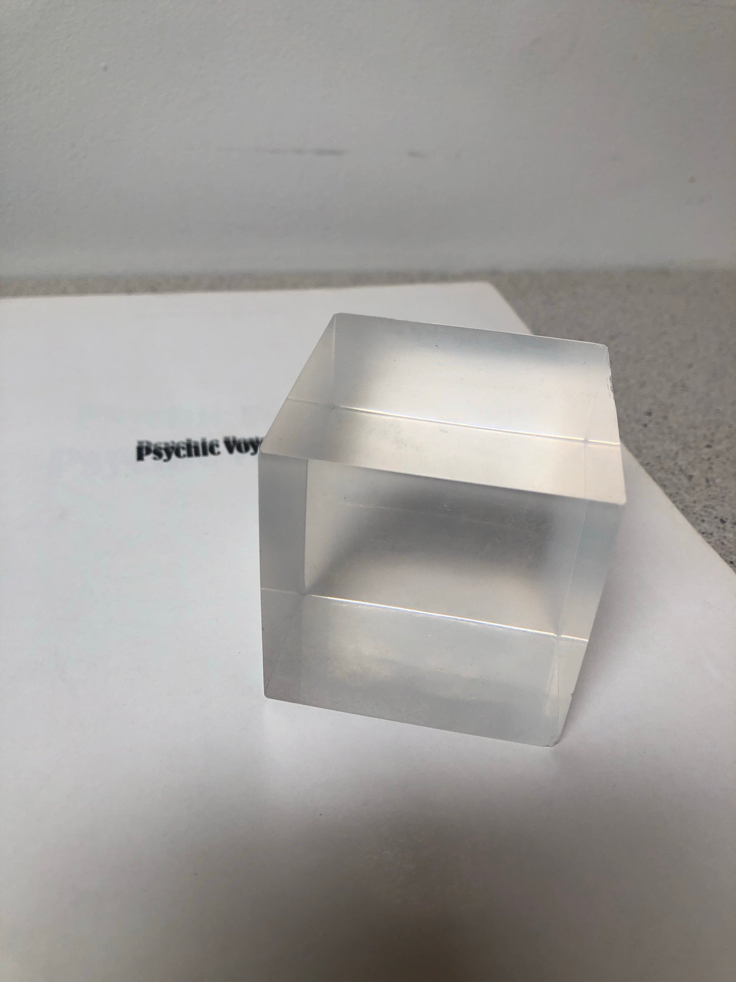 Acrylic Cube Paperweight