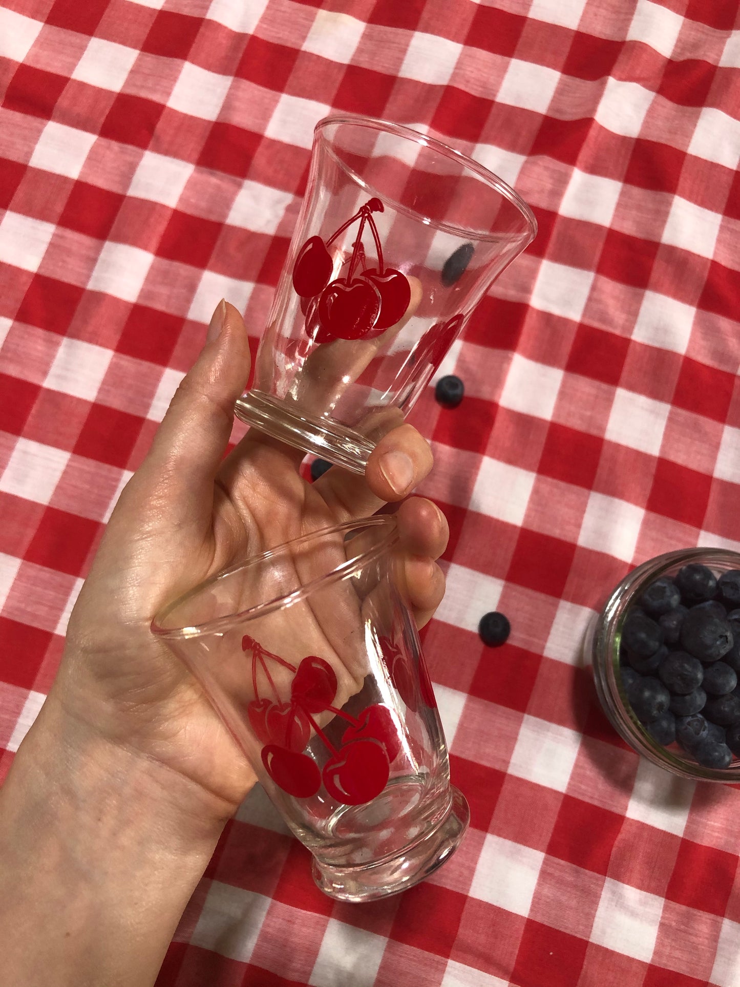 Cherry Glasses Set
