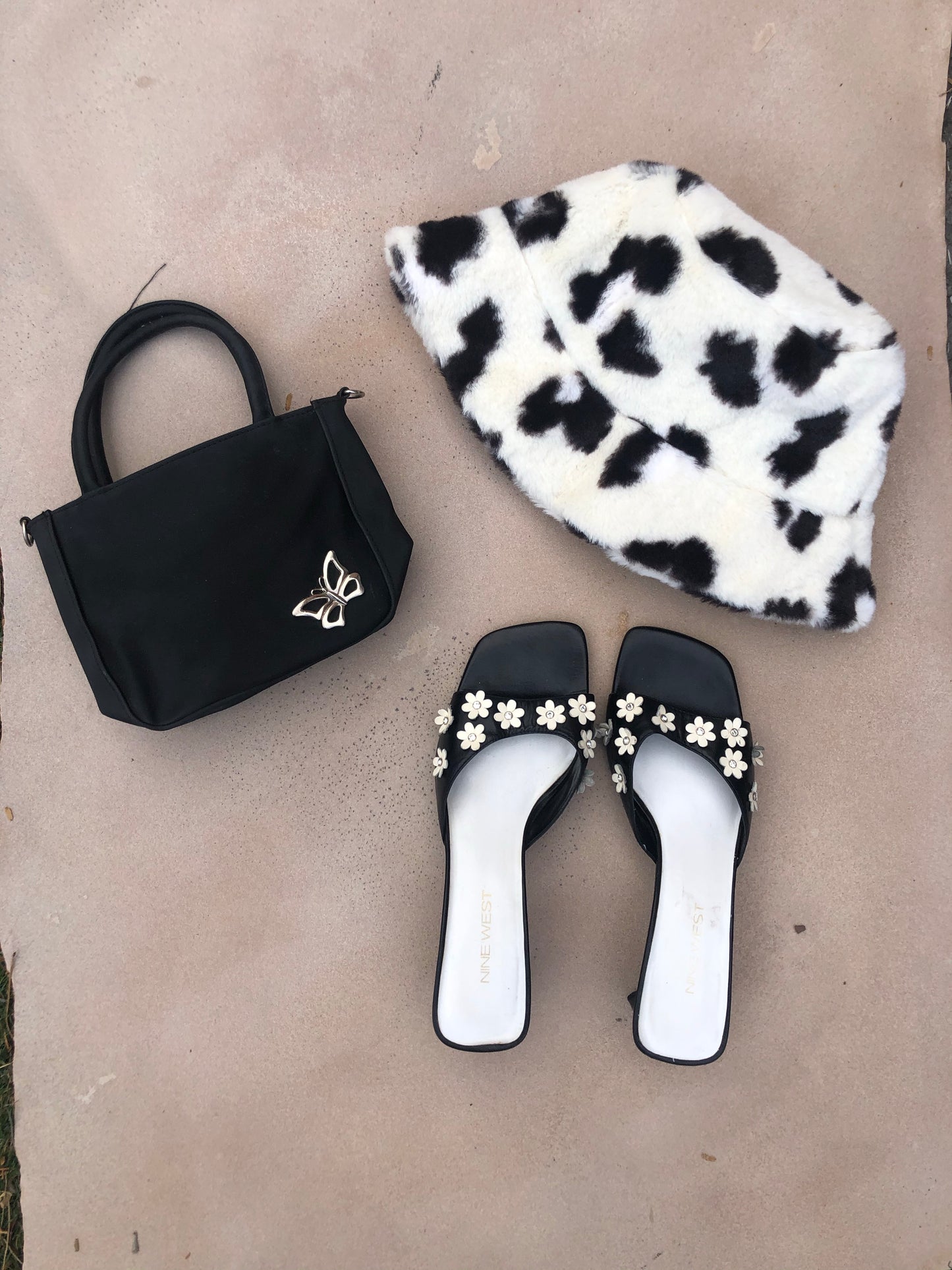 Lil’ black butterfly purse