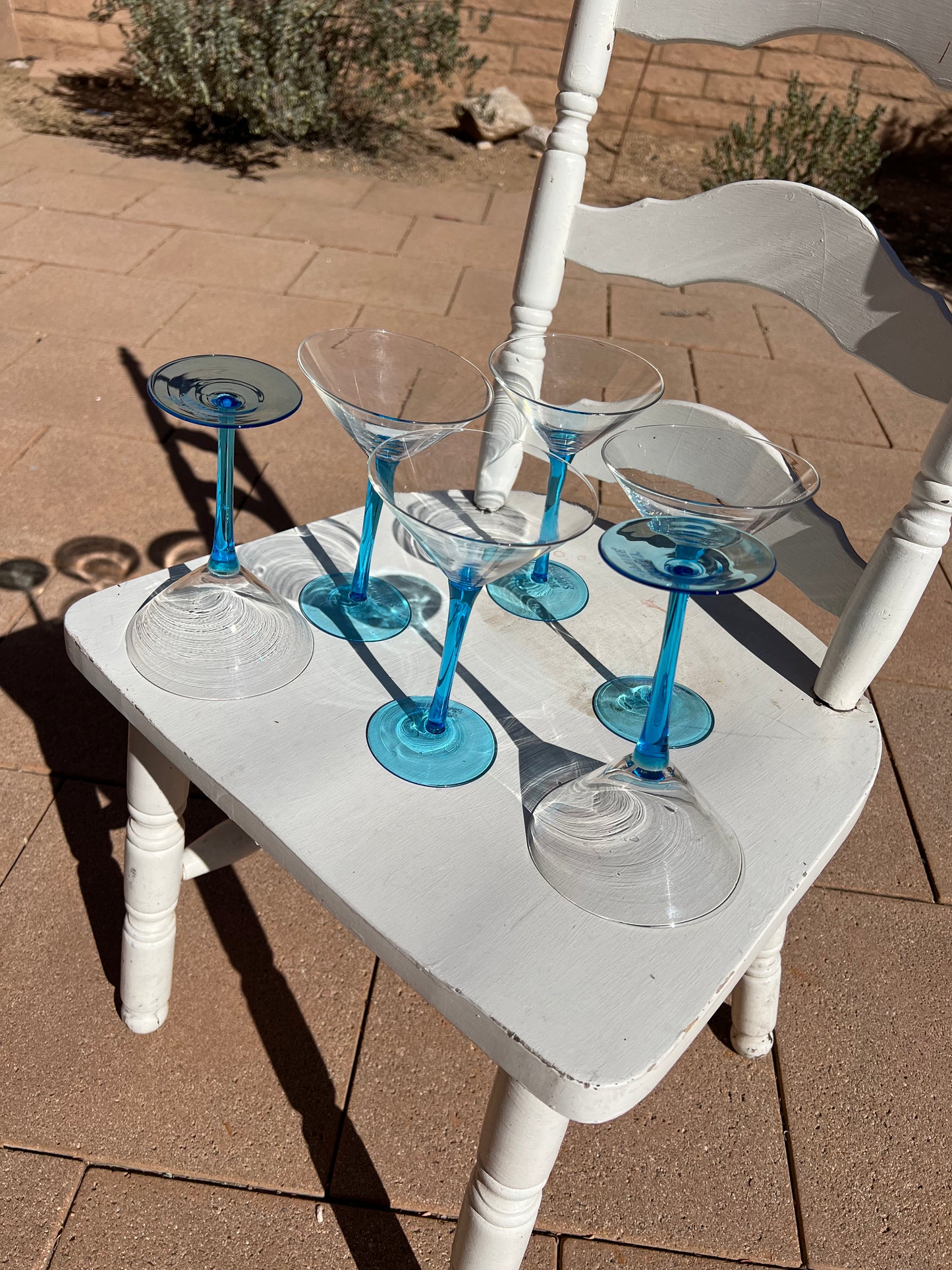 Bombay Blue Stem Martini Set