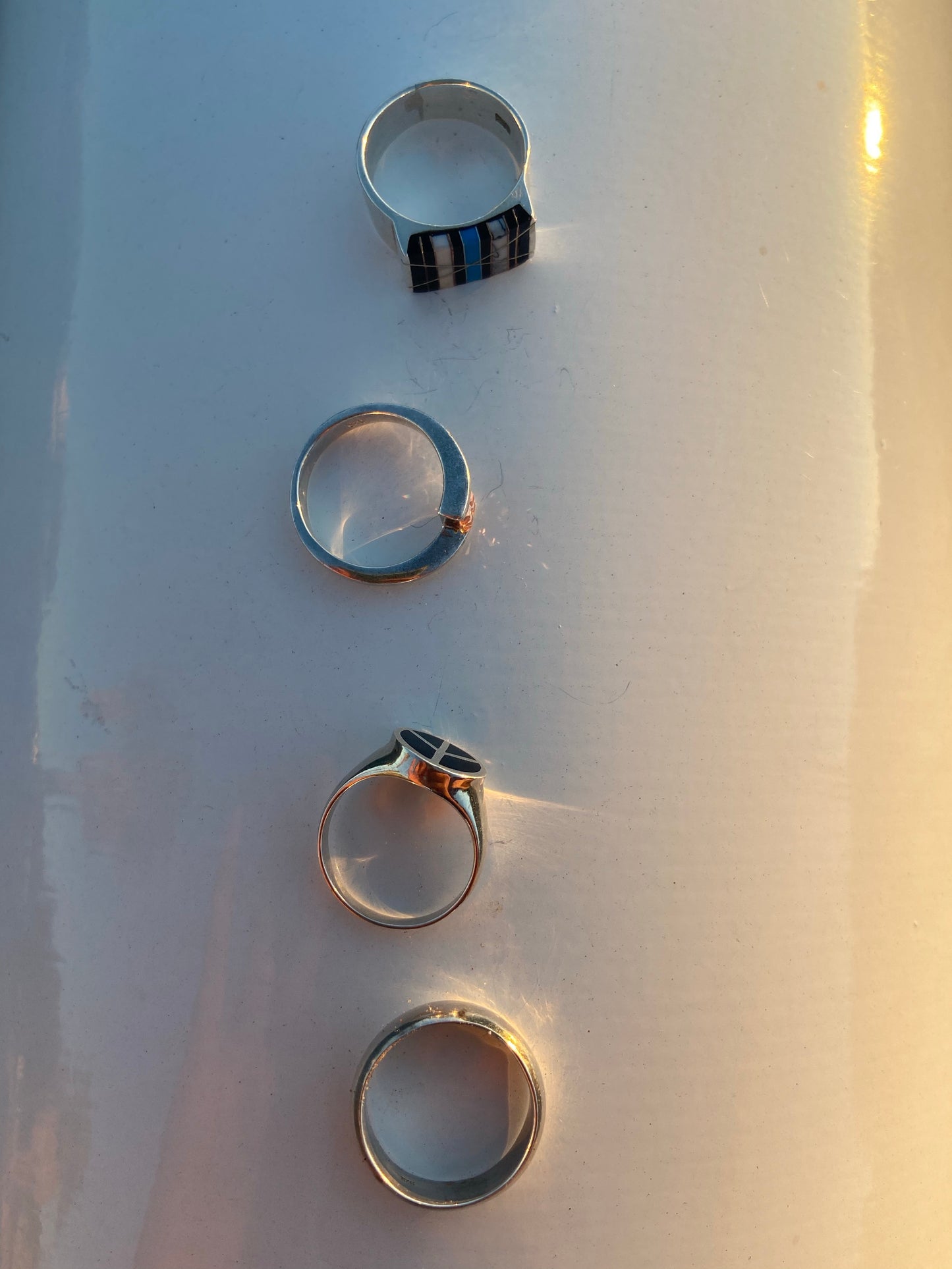 Silver Sun Ring Collection