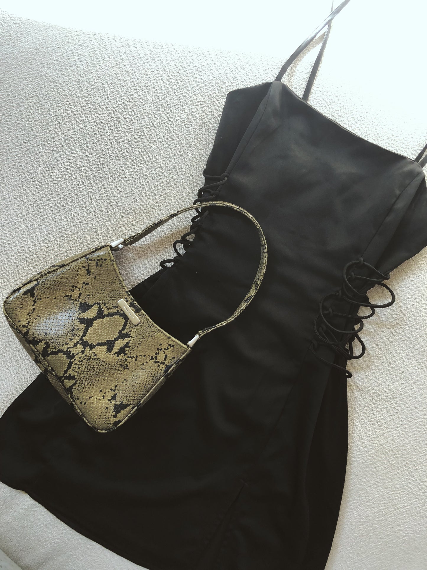 Green Snake Skin 90’s bag