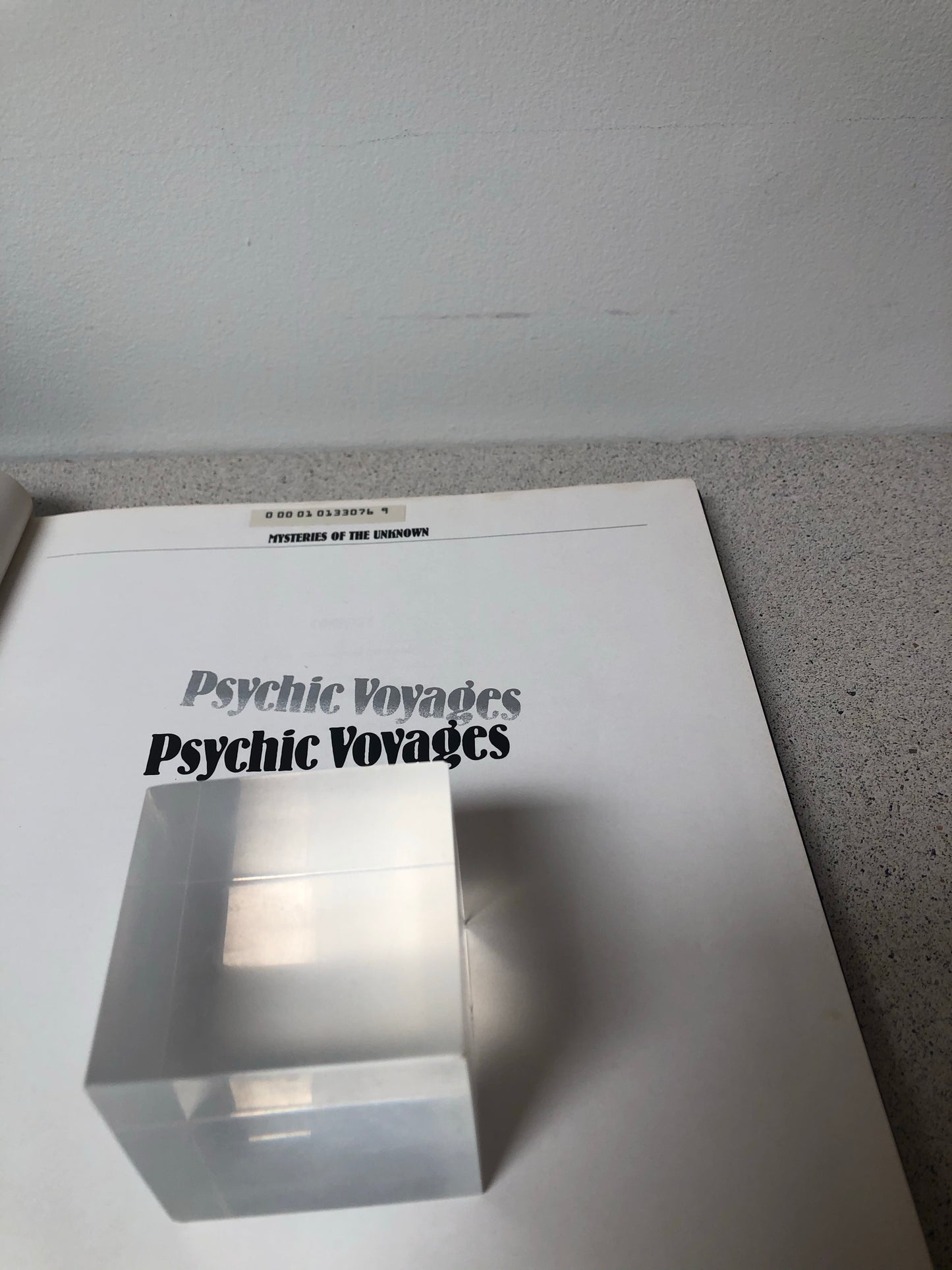 Acrylic Cube Paperweight